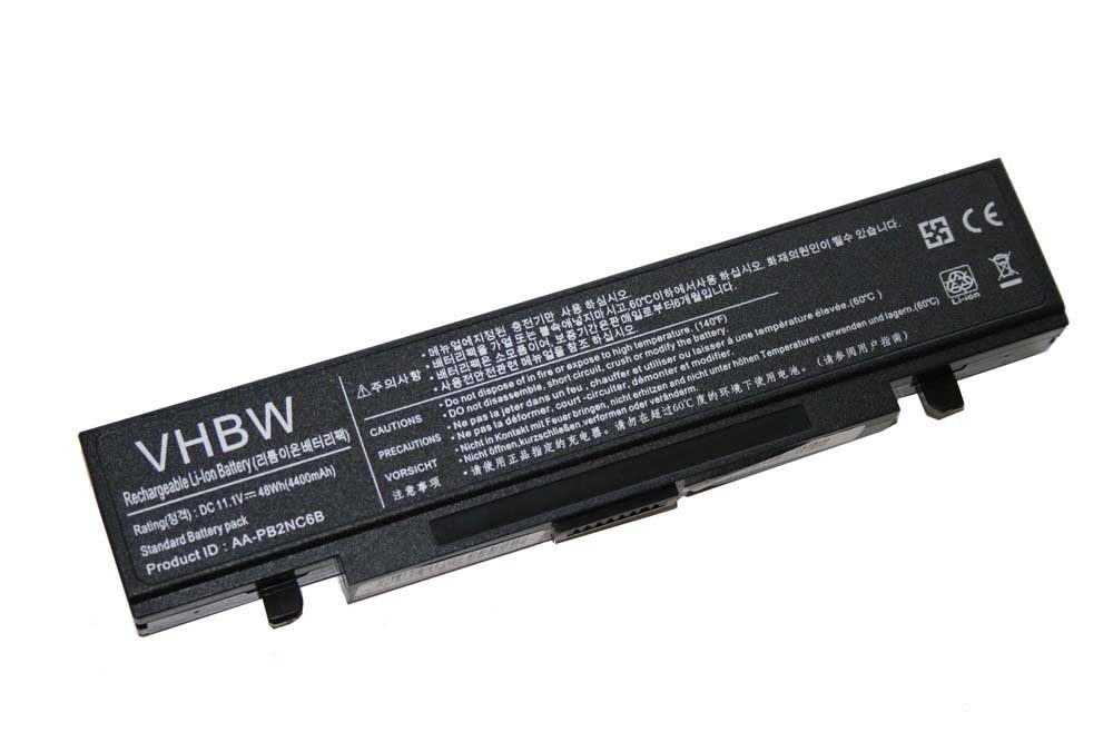 vhbw passend für Samsung R60-FY01, R60Plus, R60FY01, R60 Plus, R65-CV01, Laptop-Akku 4400 mAh