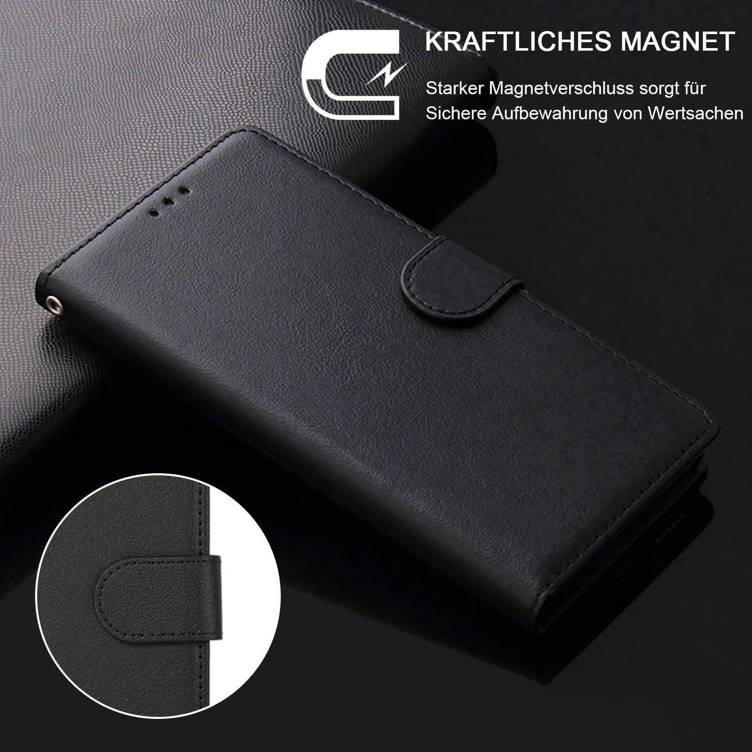 LuxusKollektion Flip Case Handyhülle iPhone 17 Klapphülle Kartenfach iPhone 17 Schwarz in – Bild 4 von 5