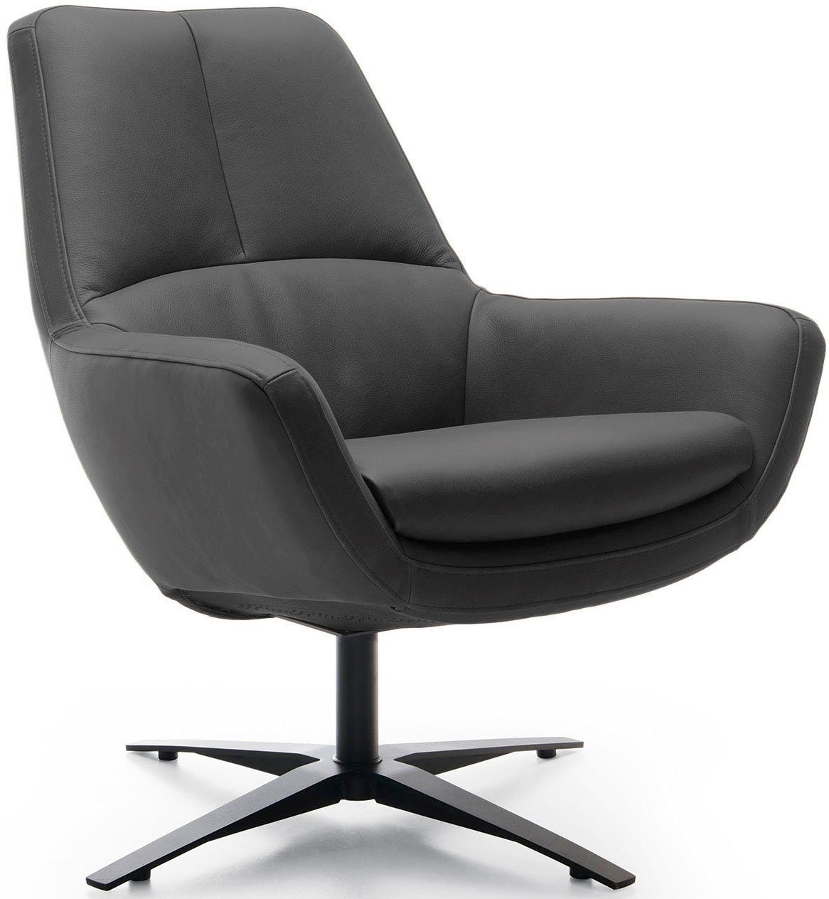 BETYPE Drehsessel Be Organic Standard Back, Loungesessel, in elegantem Design mit Drehfunktion