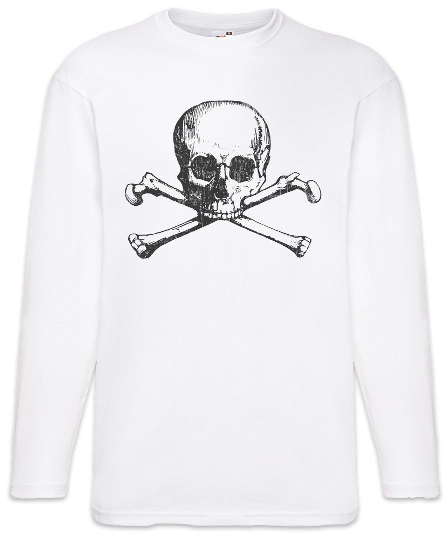 Langarmshirt Skull & Crossbones II Langarm T-Shirt Jolly Pirate Skull Skulls