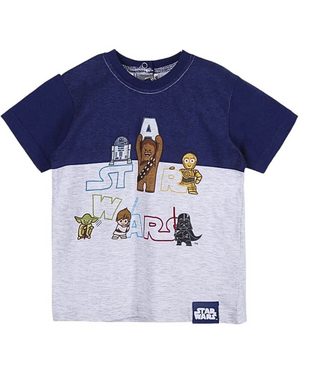 Star Wars T-Shirt (2-tlg) 2er Pack Jungen Kurzarmshirt Gr. 80- 92 cm
