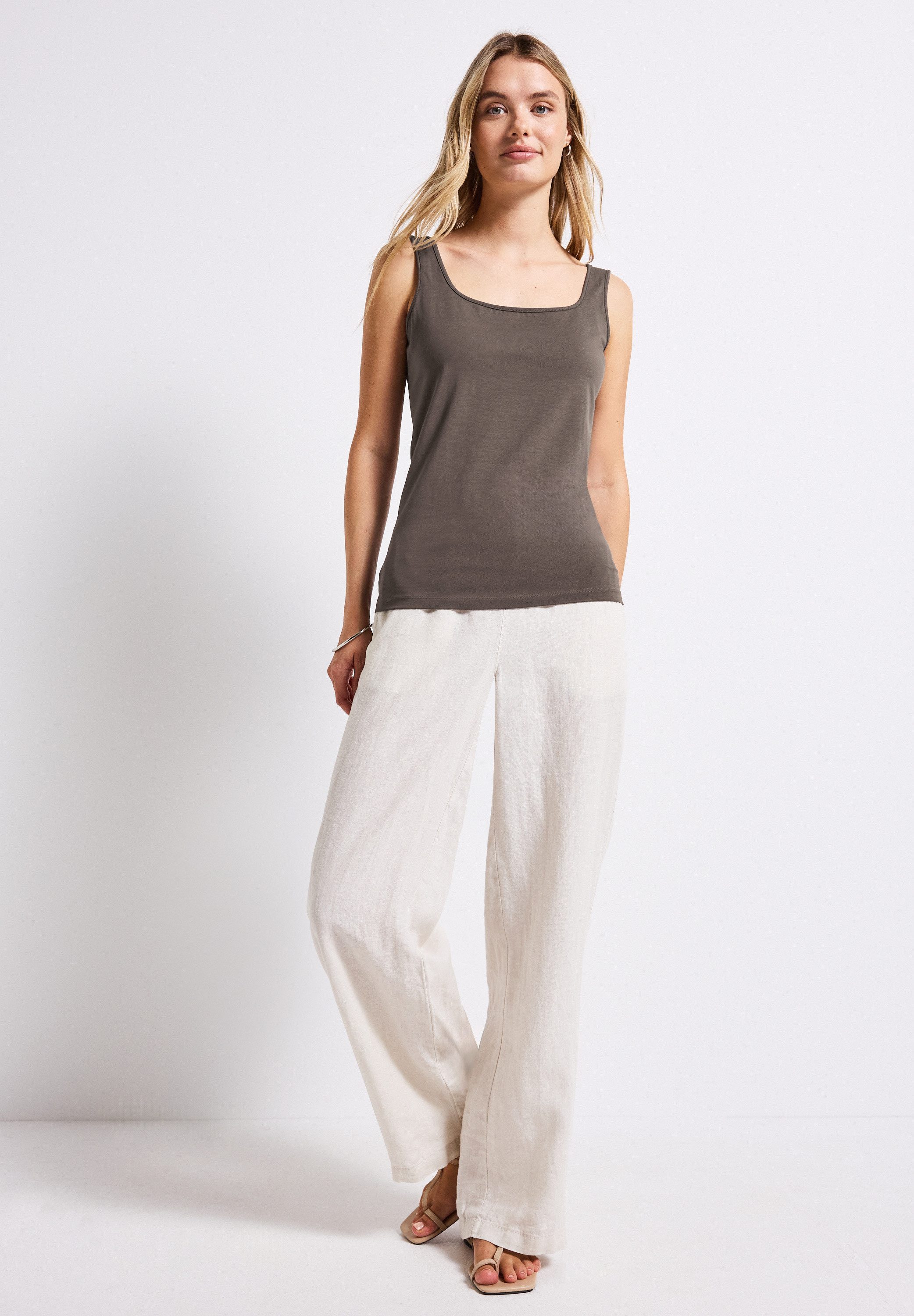 STREET ONE Trägertop im soften Baumwoll-Mix