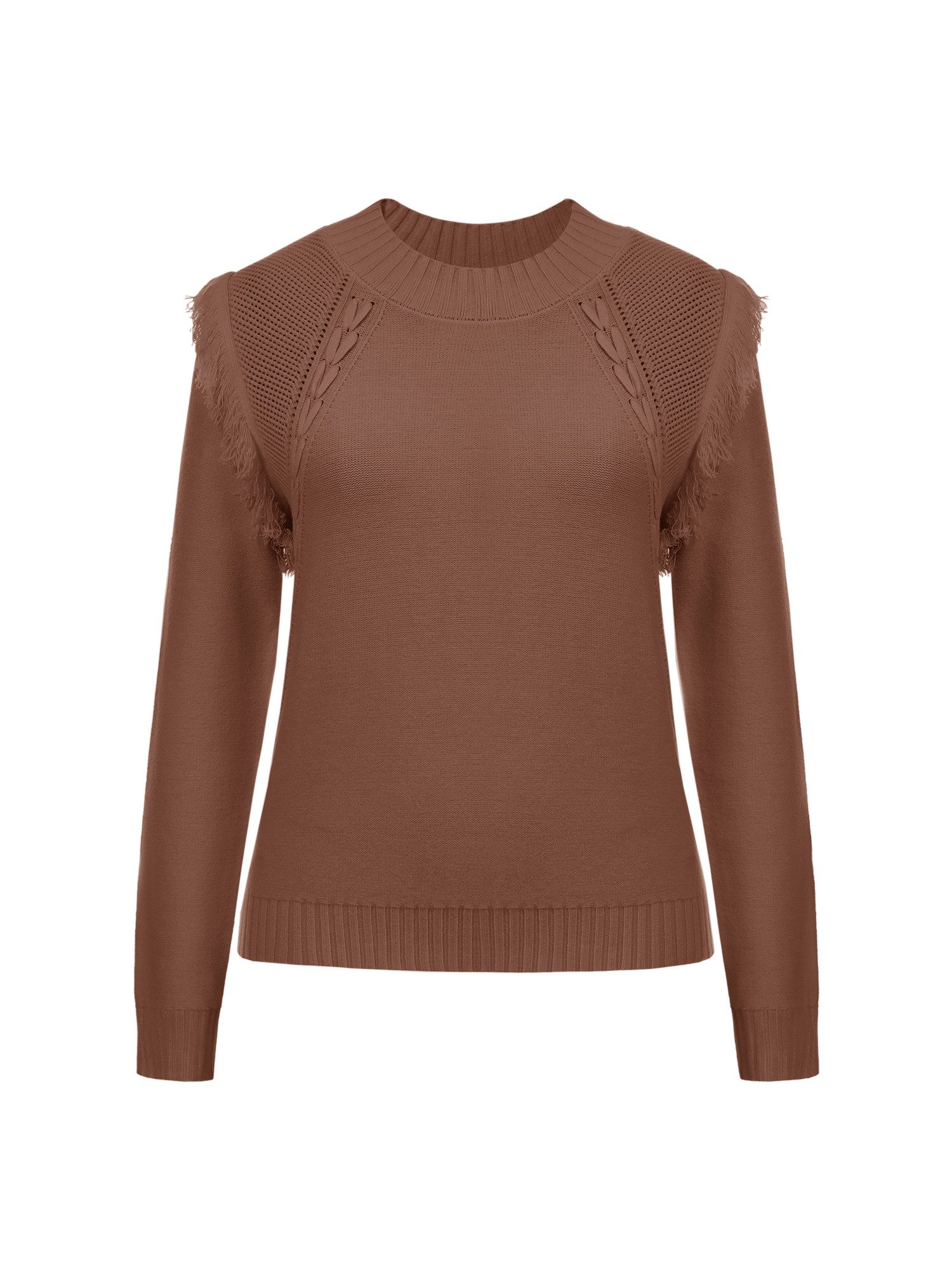 Imily Bela Sweater Damen Boho-Pullover (Packung, 1-tlg., 1per-Pack) Vollton günstig online kaufen