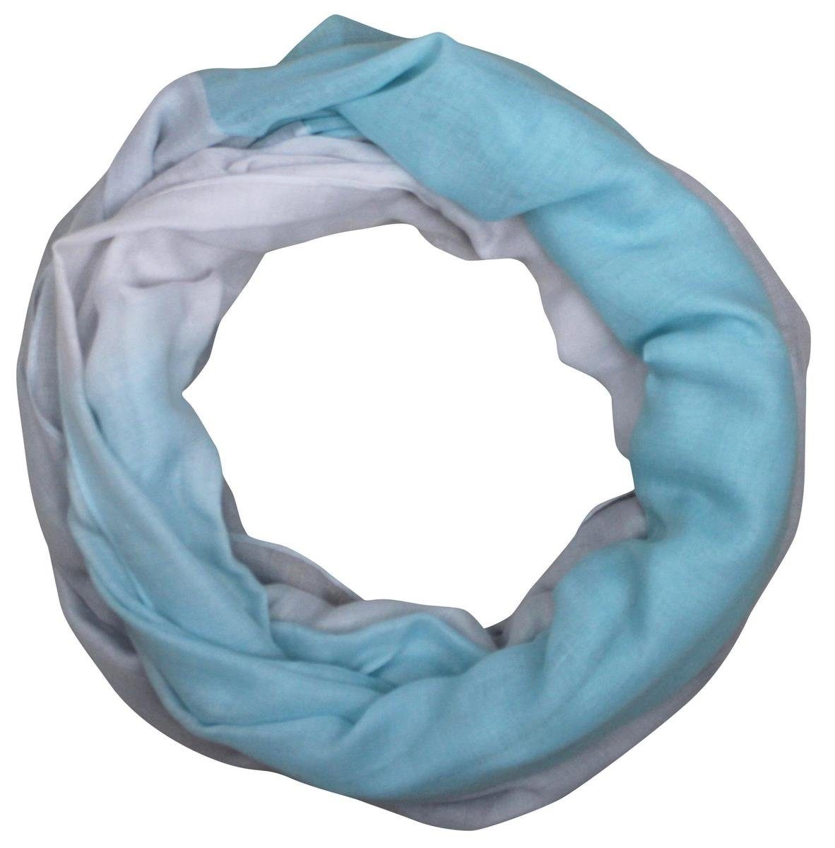 LOREZA Loop Damen Farbverlauf Loopschal Schal Halstuch Tuch günstig online kaufen