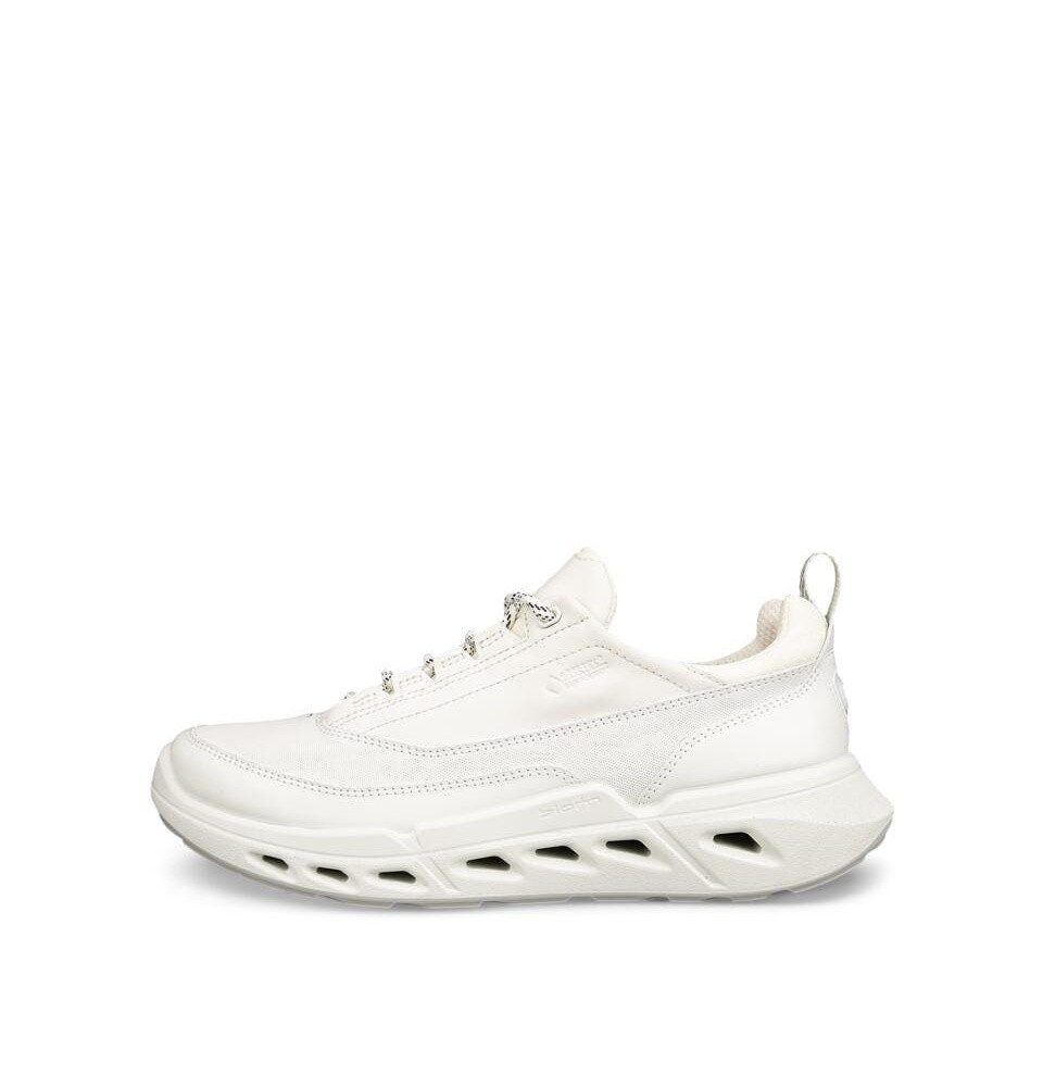 Ecco Biom 720 GTX (Vollnarbenleder, wasserdicht) weiss Damen Sneaker