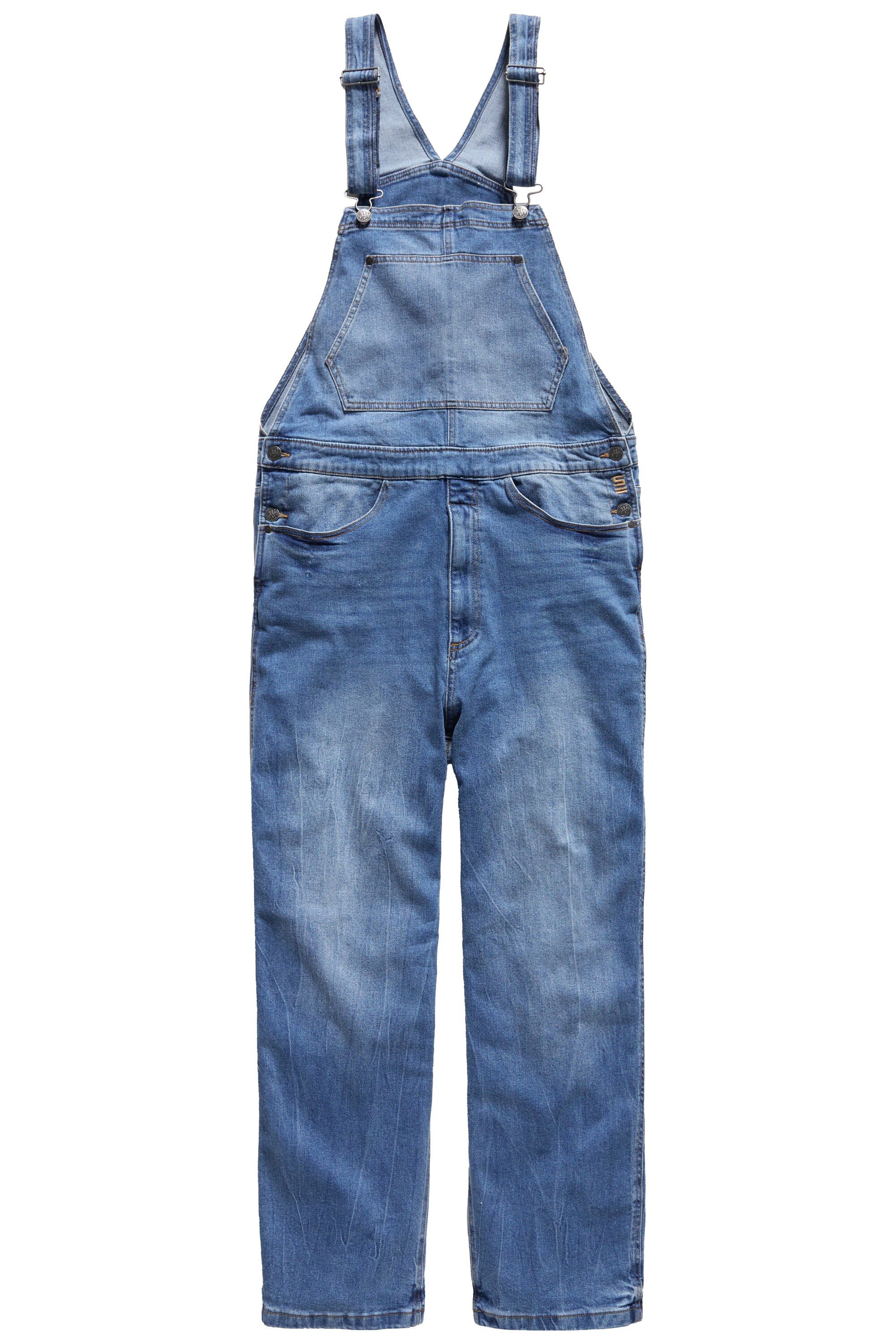 5-Pocket-Jeans Jeans-Latzhose Baggy Fit
