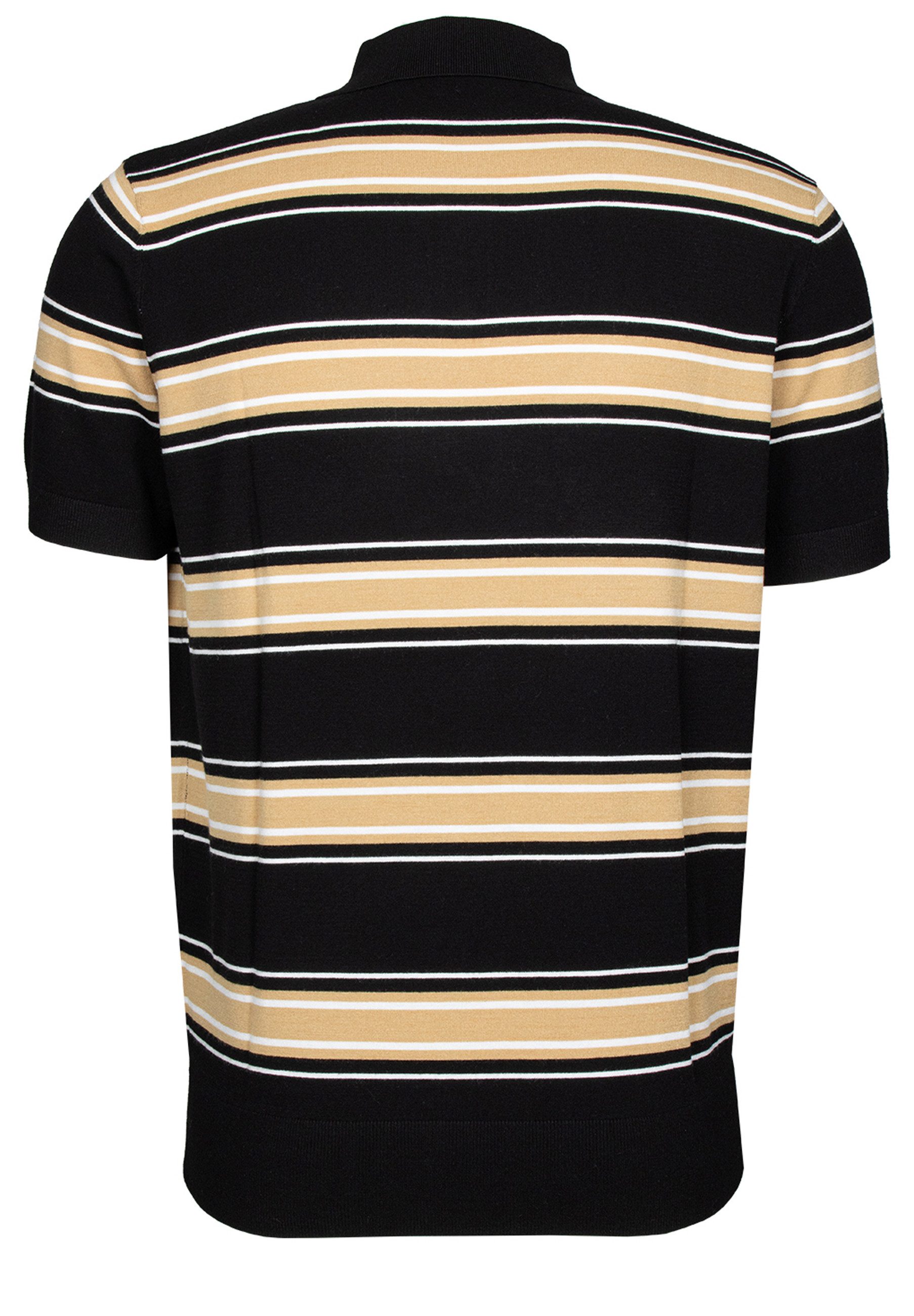 LAGERFELD Poloshirt mit kontrastierenden Streifen (1-tlg)