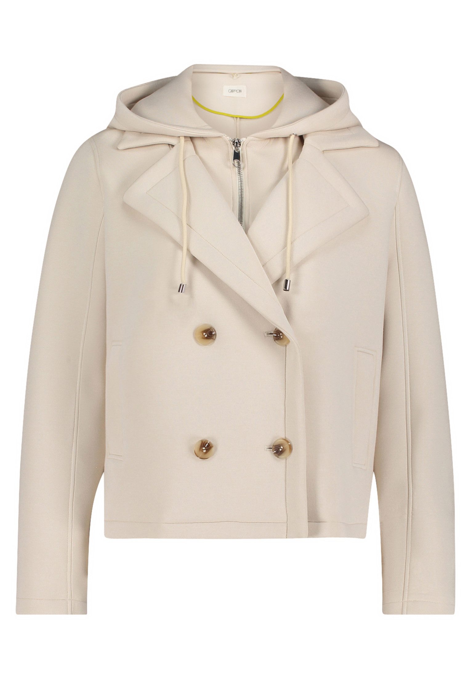 Cartoon Winterjacke Damen mit abnehmbarer Kapuze