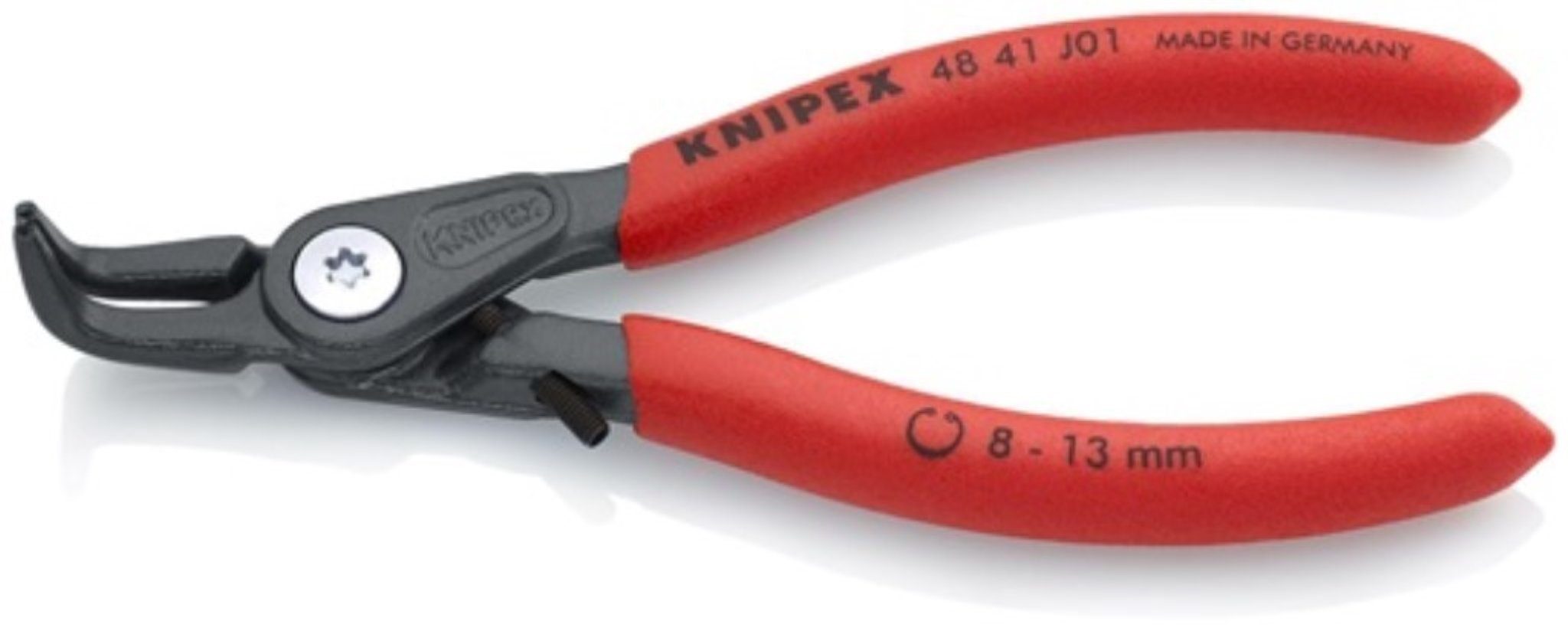 Knipex Sicherungsring Präzisionssicherungsringzange J m.Spreizbegre D.8-13mm 01 f.Bohrungen