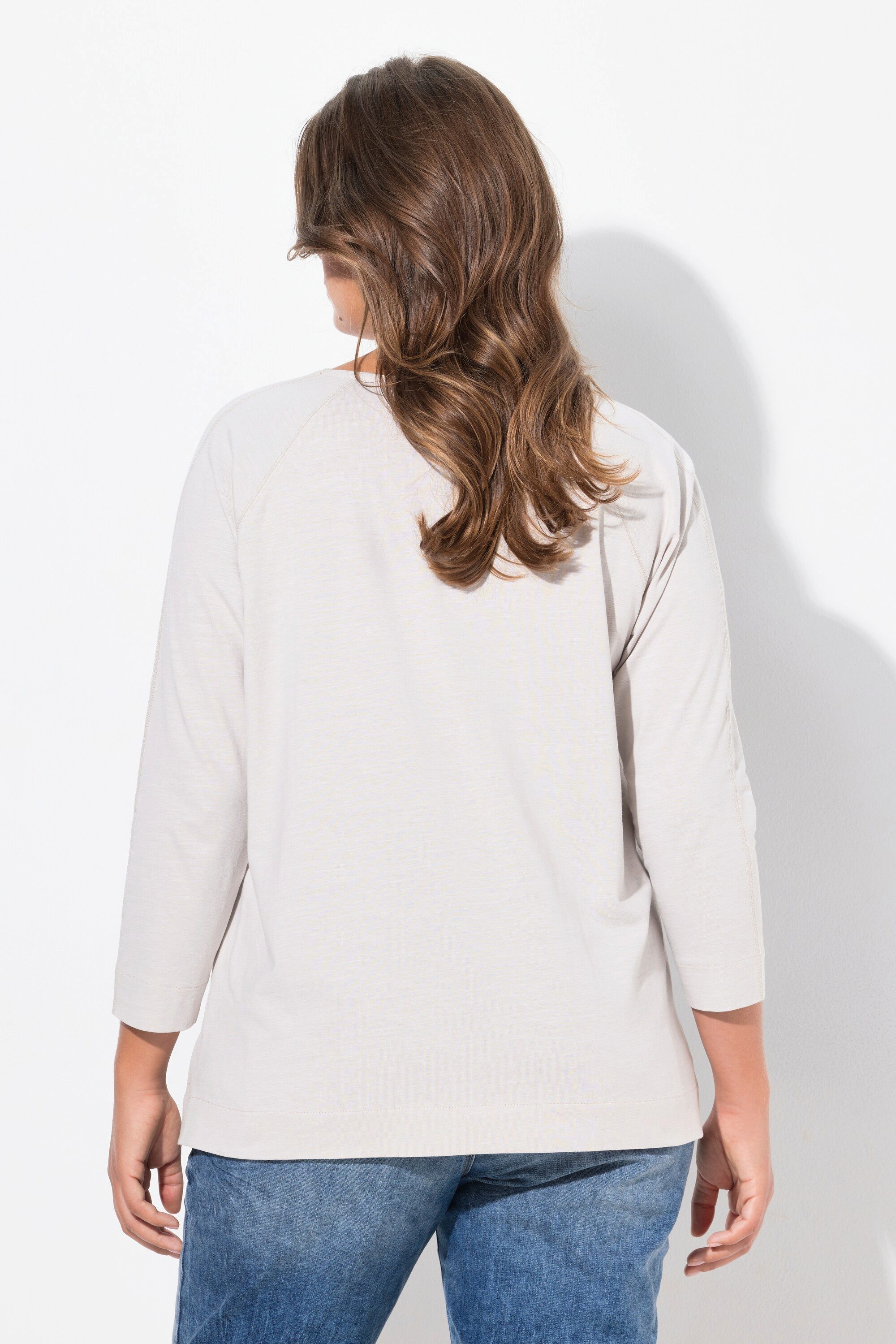 Laurasøn Longsleeve Shirt 3/4 Arm Raglanarm Rundhals MIG