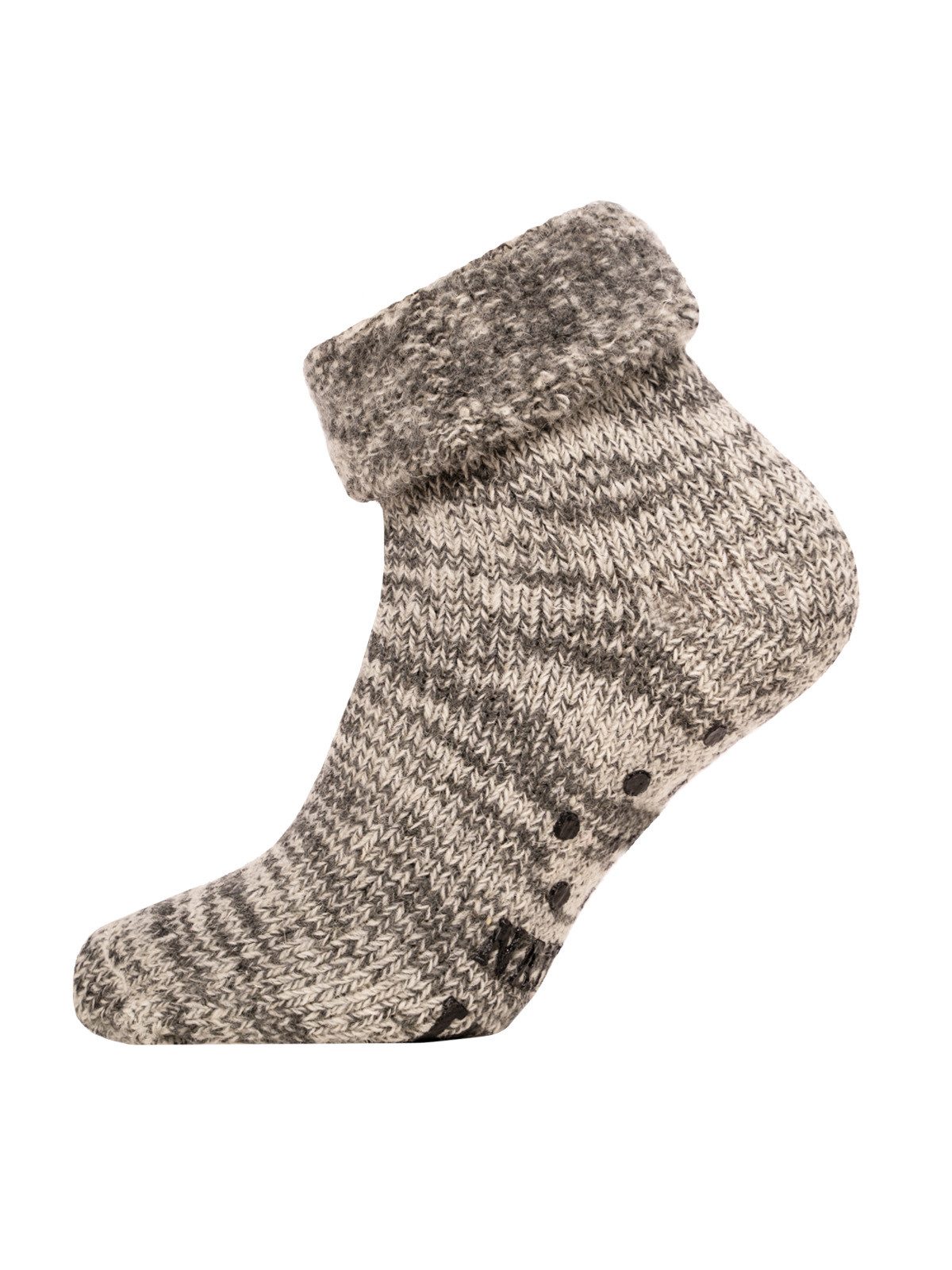 HomeOfSocks Socken 63% ABS Wollsocken Inu Extra Warm Mit Frottee Winter Extra Dicke Socken Warm 63% Wolle ABS
