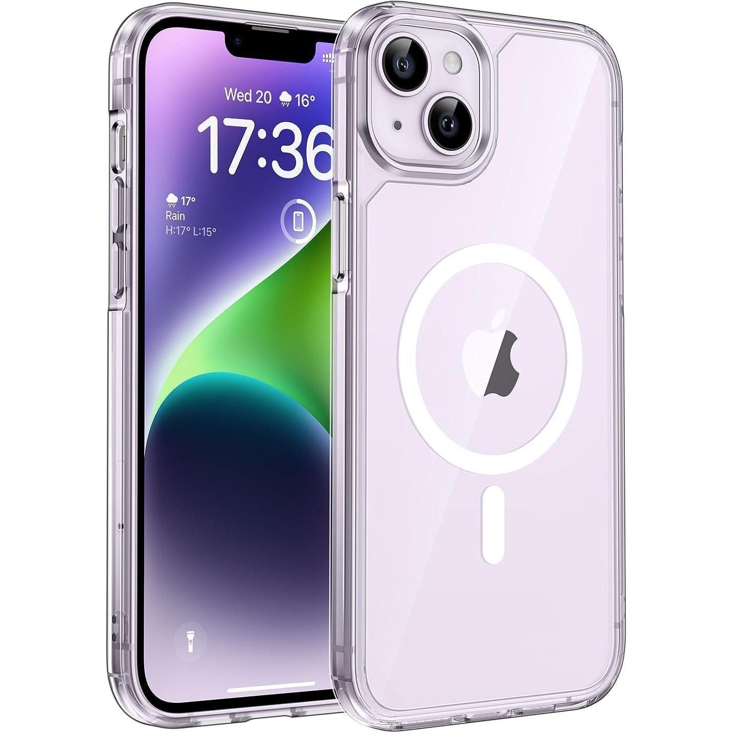 LuxusKollektion Handyhülle iPhone 14 Plus Hülle MagSafe Transparent Matt