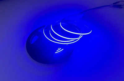 XENON LED Stripe 5060 LED Band COB LED 12 Volt 5m 480 LED/m IP20 Lichtfarbe Blau