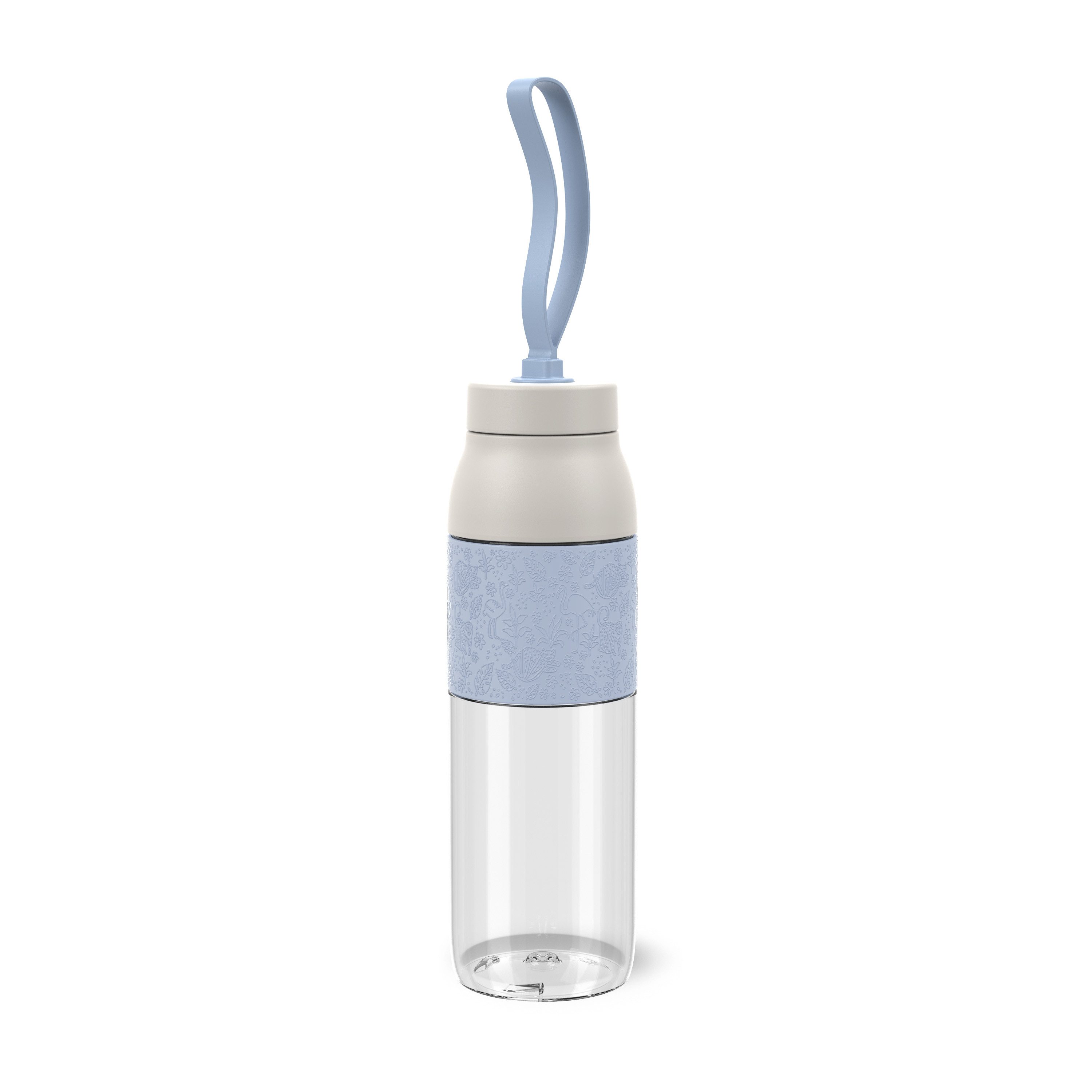 Emsa Trinkflasche beYou Kids, einhändiges Öffnen, 100 % dicht, 0,5 Liter, Sieb, Mix & Match