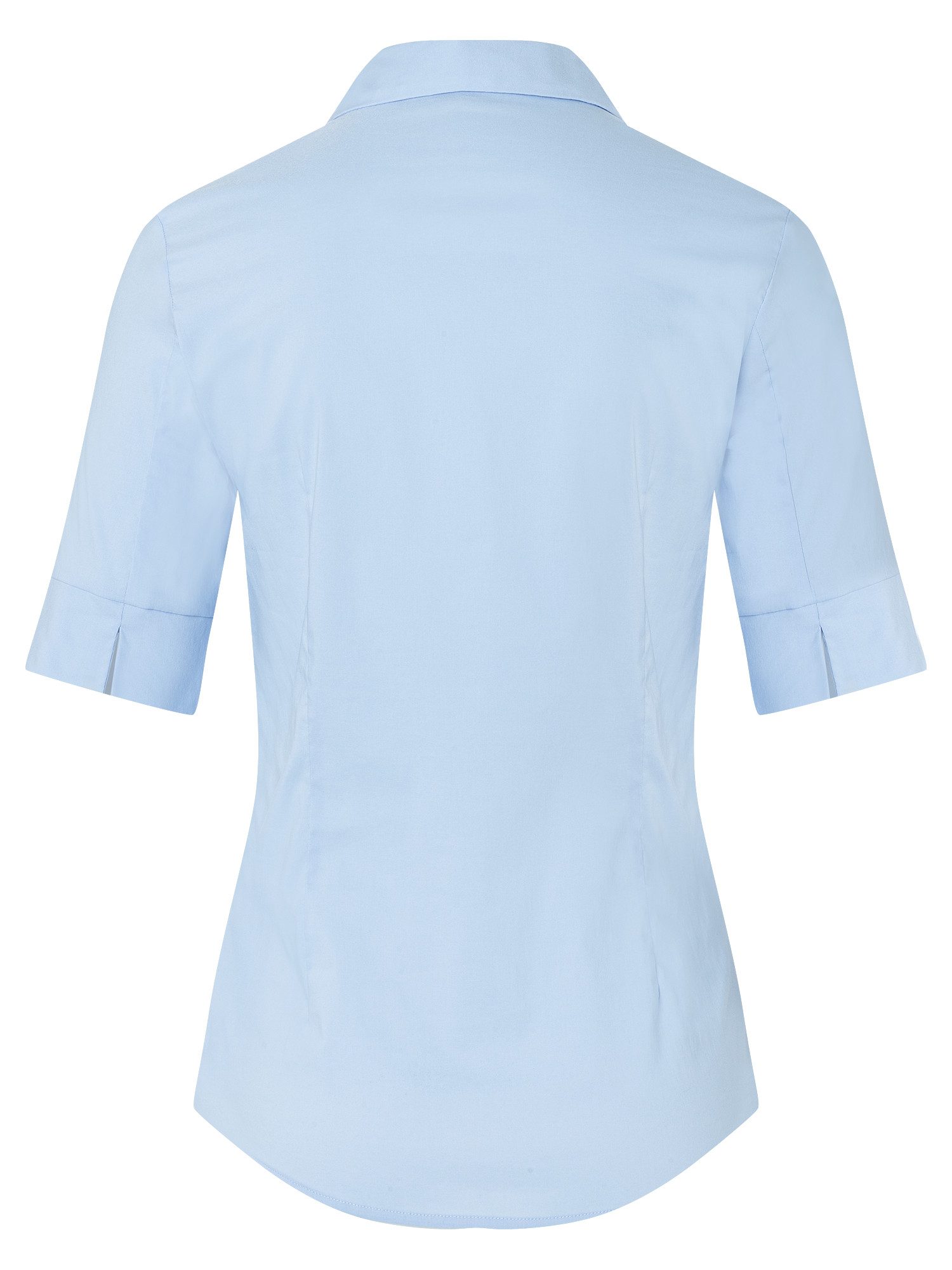 MORE&MORE Kurzarmbluse Baumwollstretchbluse