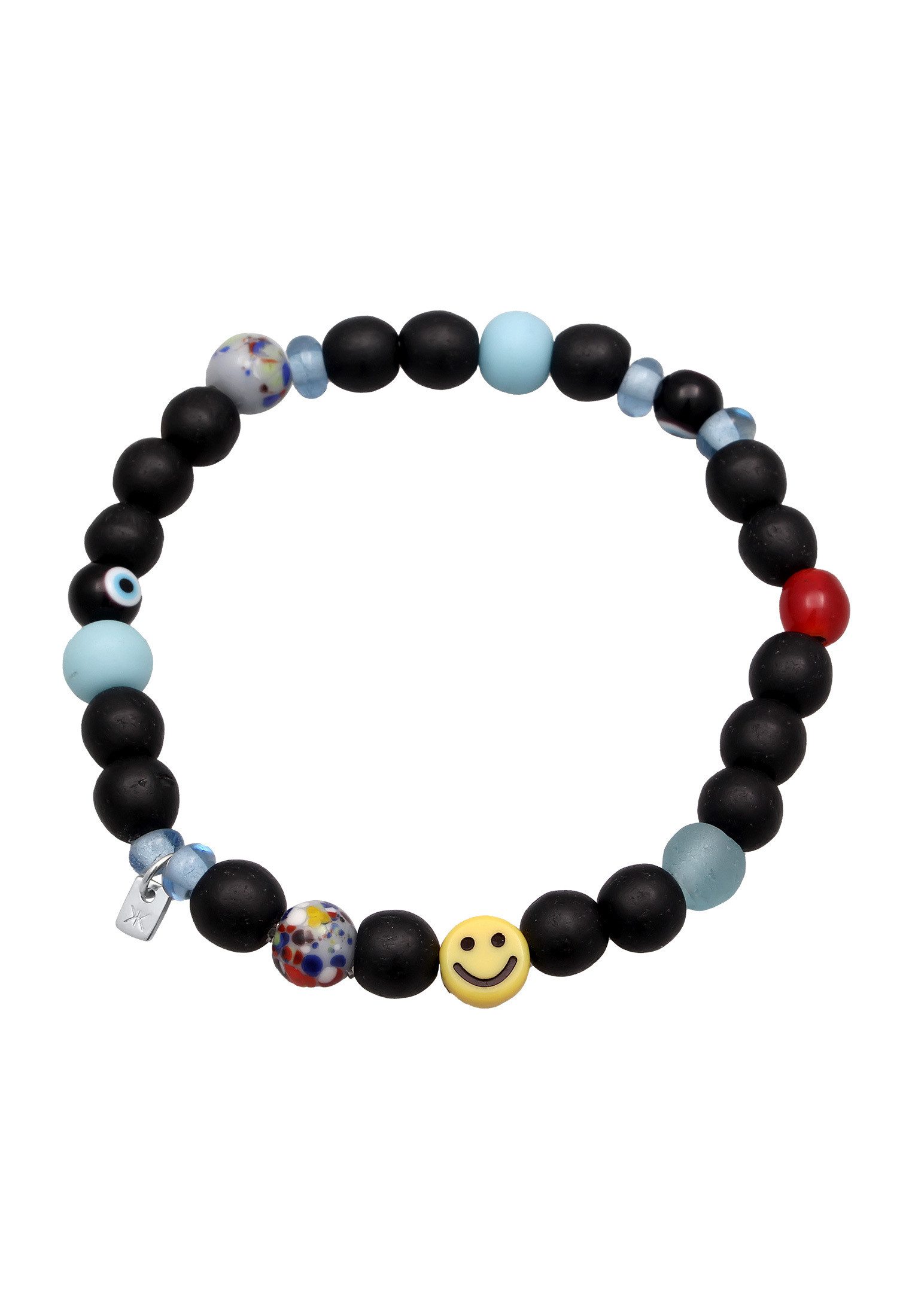 Kuzzoi Bead-Armband-Set Evil Eye Bead Glas Harz Perlen 925 Sterling Silber günstig online kaufen