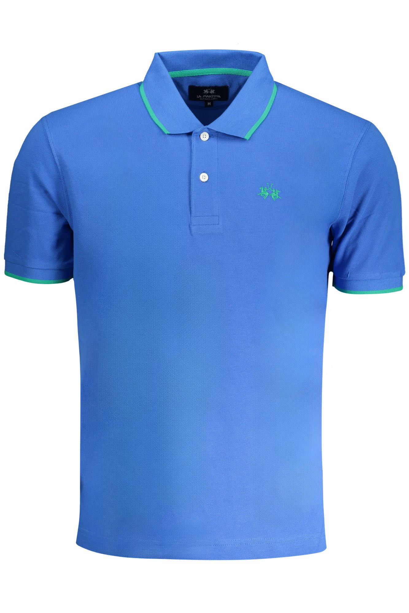 La Martina Poloshirt Blaues Herren-Kurzarm-Poloshirt: Stilvolle günstig online kaufen
