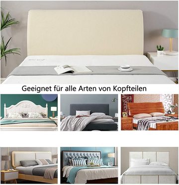 Betthusse Bettkopfteil Hussen Bett Kopfteil Bezug/Bezug, Boxspringbezug Stepp, Coonoor, Staubhülle Kopfbedeckungen Elastische opfteilbezug Schlafzimmer Dekor