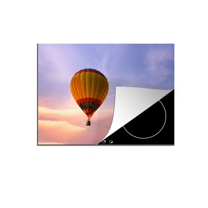 MuchoWow Herdblende-/Abdeckplatte Ballon - Luft - Pastell Vinyl (1 tlg) induktionskochfeld Schutz für die küche Ceranfeldabdeckung