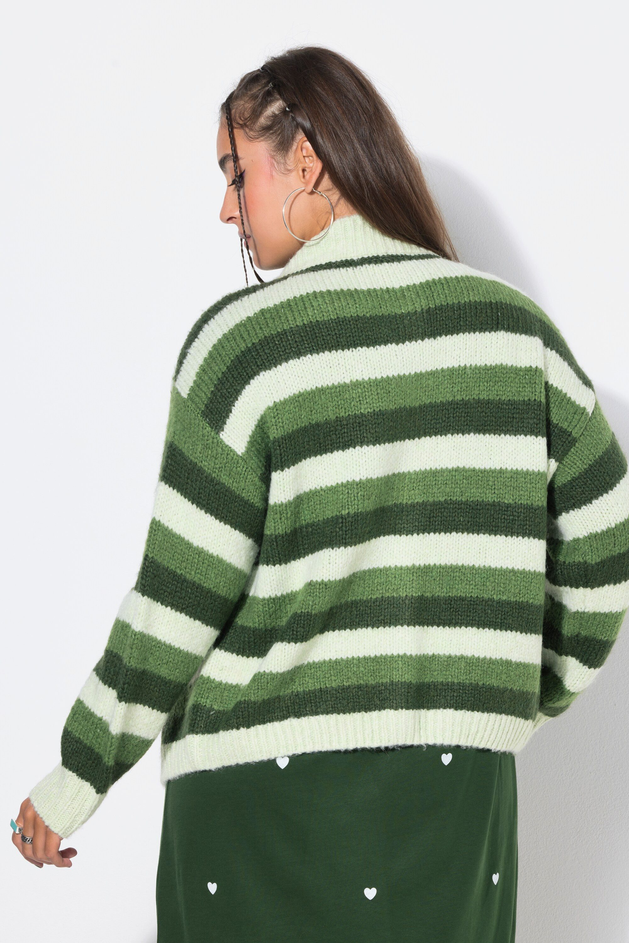 Studio Untold Strickjacke Strickjacke Oversize Shape Ringel