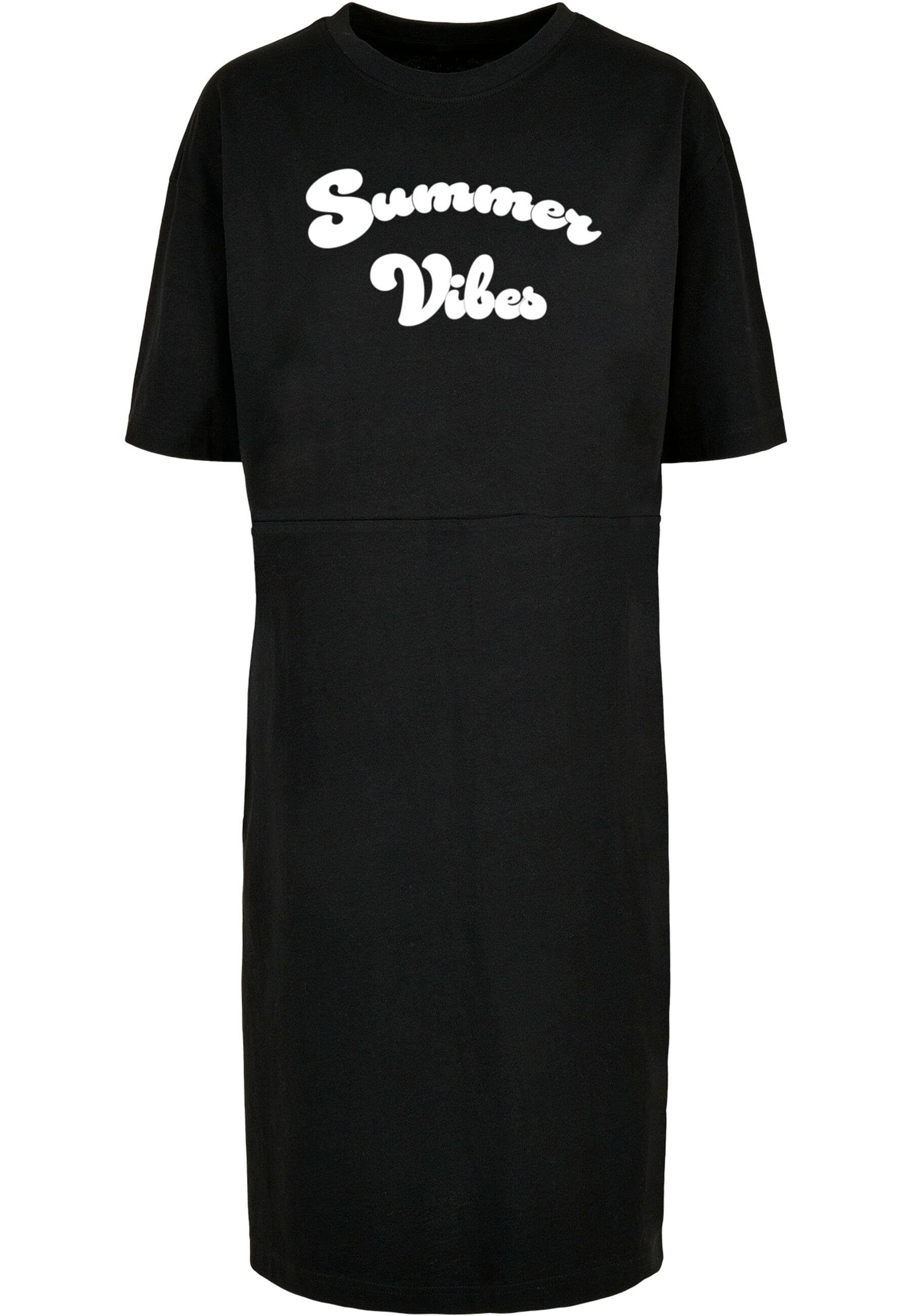 Merchcode Stillkleid Damen Ladies Summer Vibes Oversized Slit Tee Dress (1- tlg)