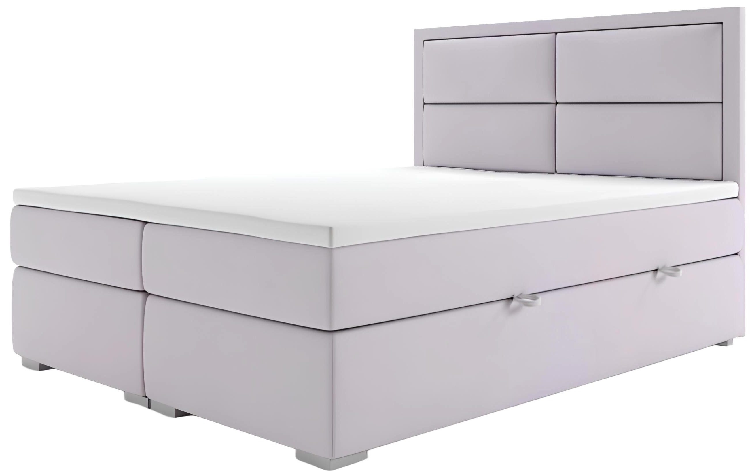 Xlmoebel Boxspringbett Elegantes Polsterbett in modernem Design mit hochwertiger Verarbeitung (1-St., Bett), Hergestellt in Europa