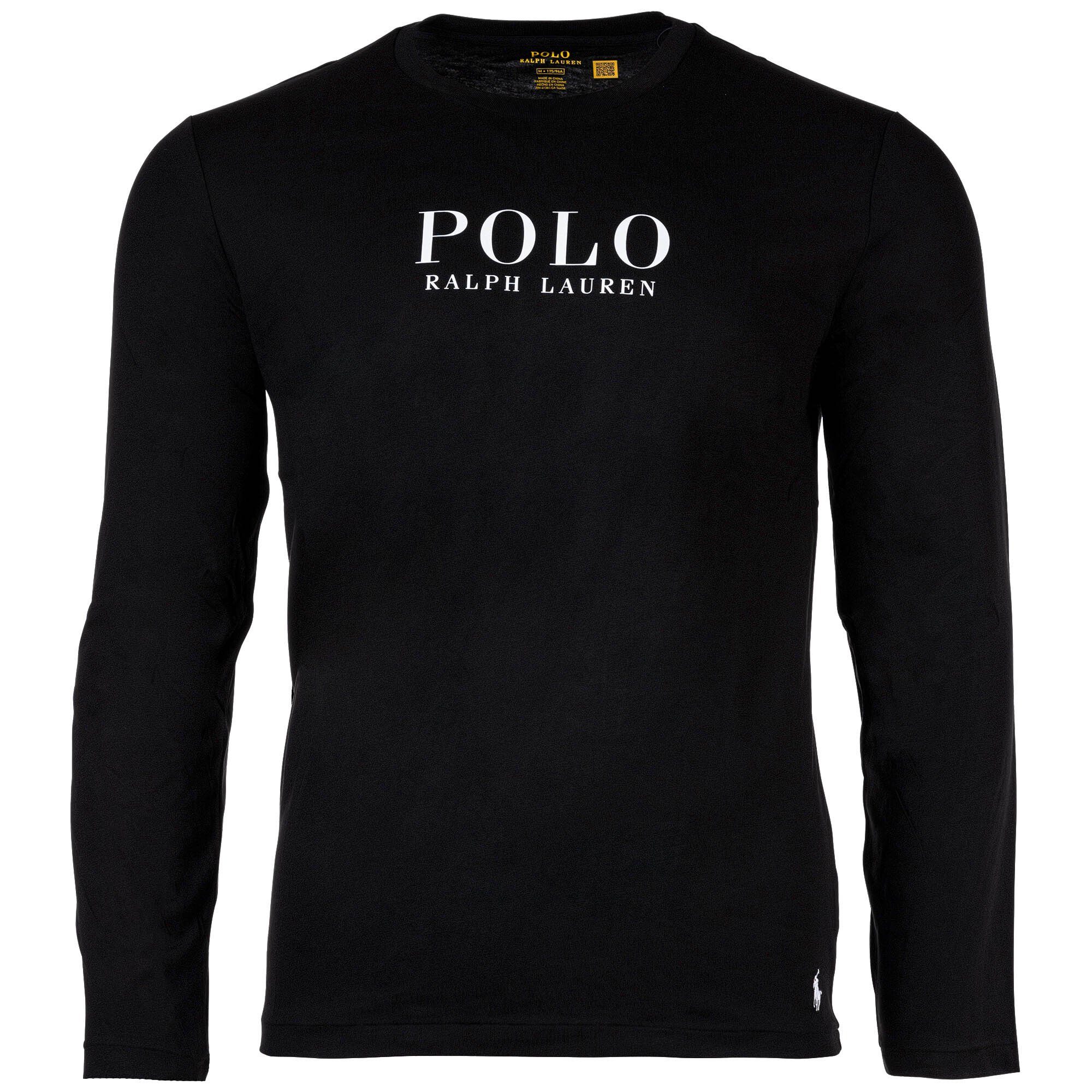 Polo Ralph Lauren T-Shirt Herren Longsleeve - CREW-SLEEP TOP, Schlafshirt