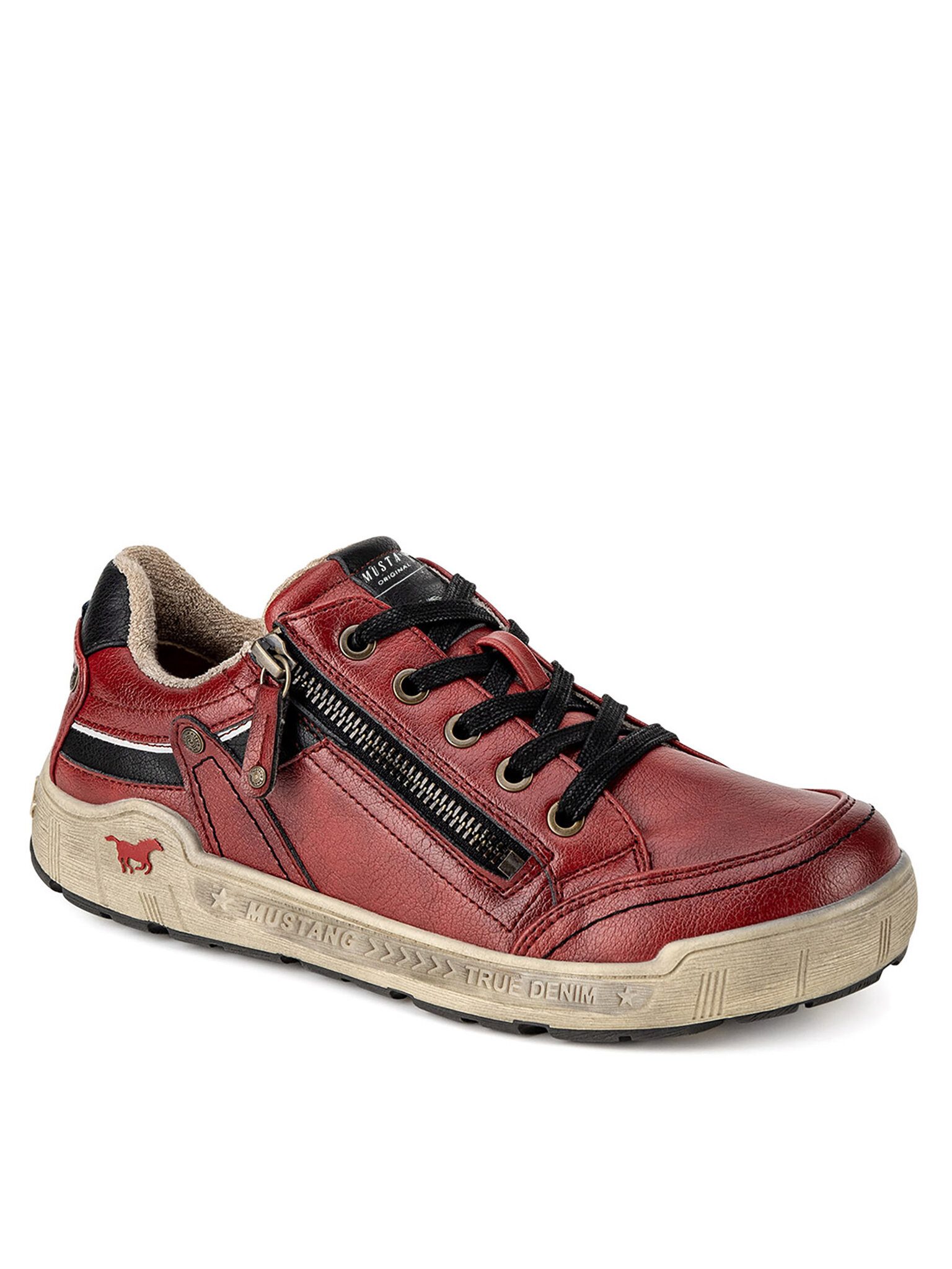 MUSTANG Mustang Halbschuhe Damen 1290-302 Rot Schnürschuh