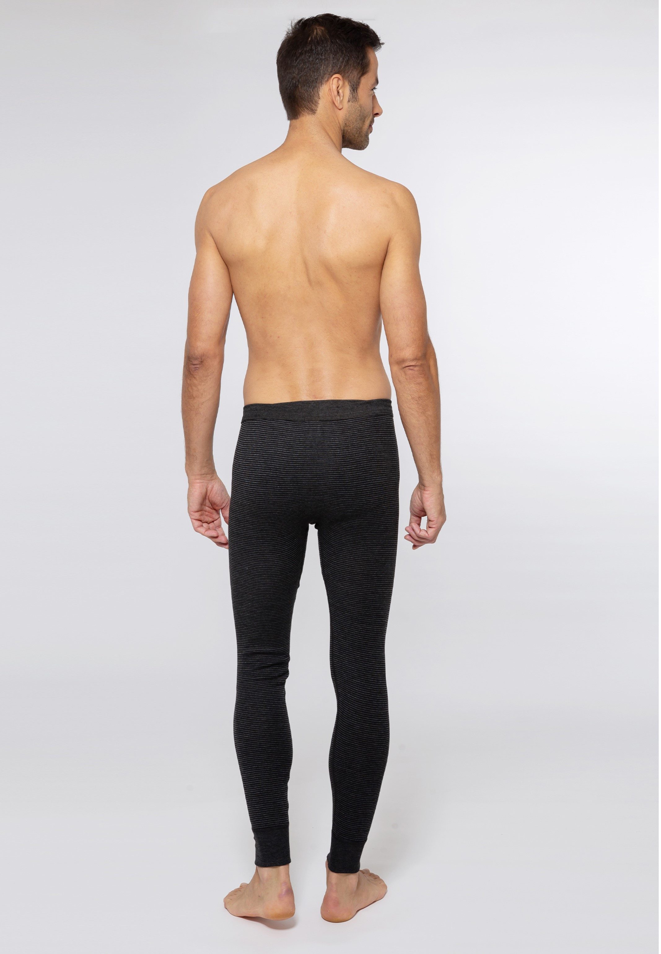 Ammann Lange Unterhose Jeans Feinripp (1-St) Lange Unterhose - Baumwolle - mit Eingriff