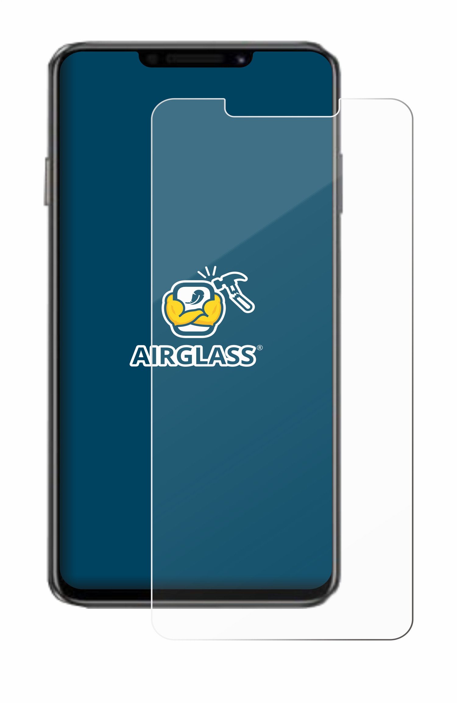 BROTECT Displayschutzglas Folie für Huawei Enjoy 60X, Schutzfolie Glas Panzer Display Schutz klar