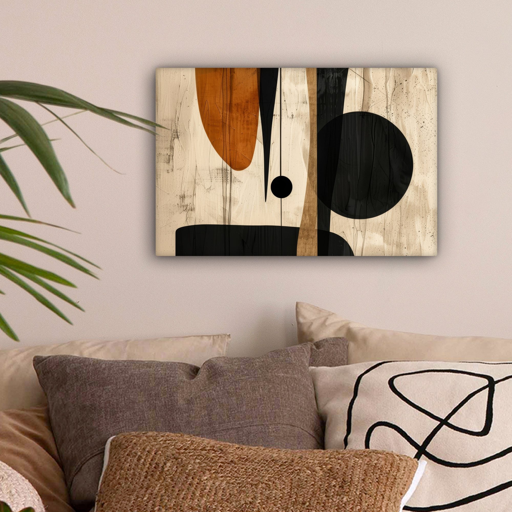 OneMillionCanvasses® Leinwandbild Abstrakt - Kunst - Formen - Modern, Fotod günstig online kaufen