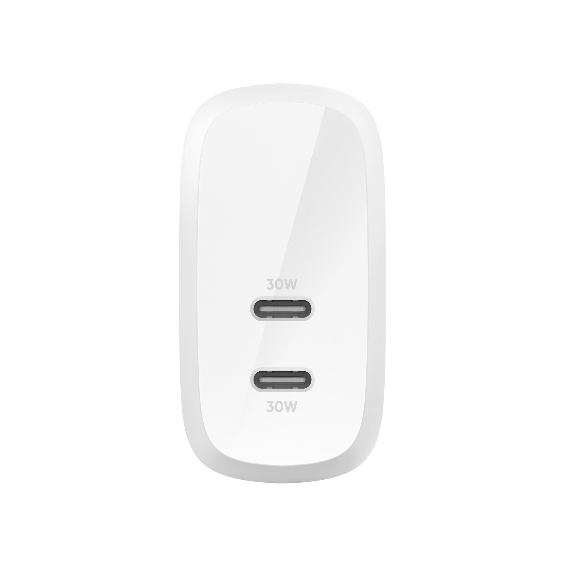 Belkin BoostCharge Pro 60 Watt Dual USB-C Ladegerät mit 2x USB-C Anschlüssen USB-Ladegerät (Netzteil für Laptops, Tablets, Smartphones)