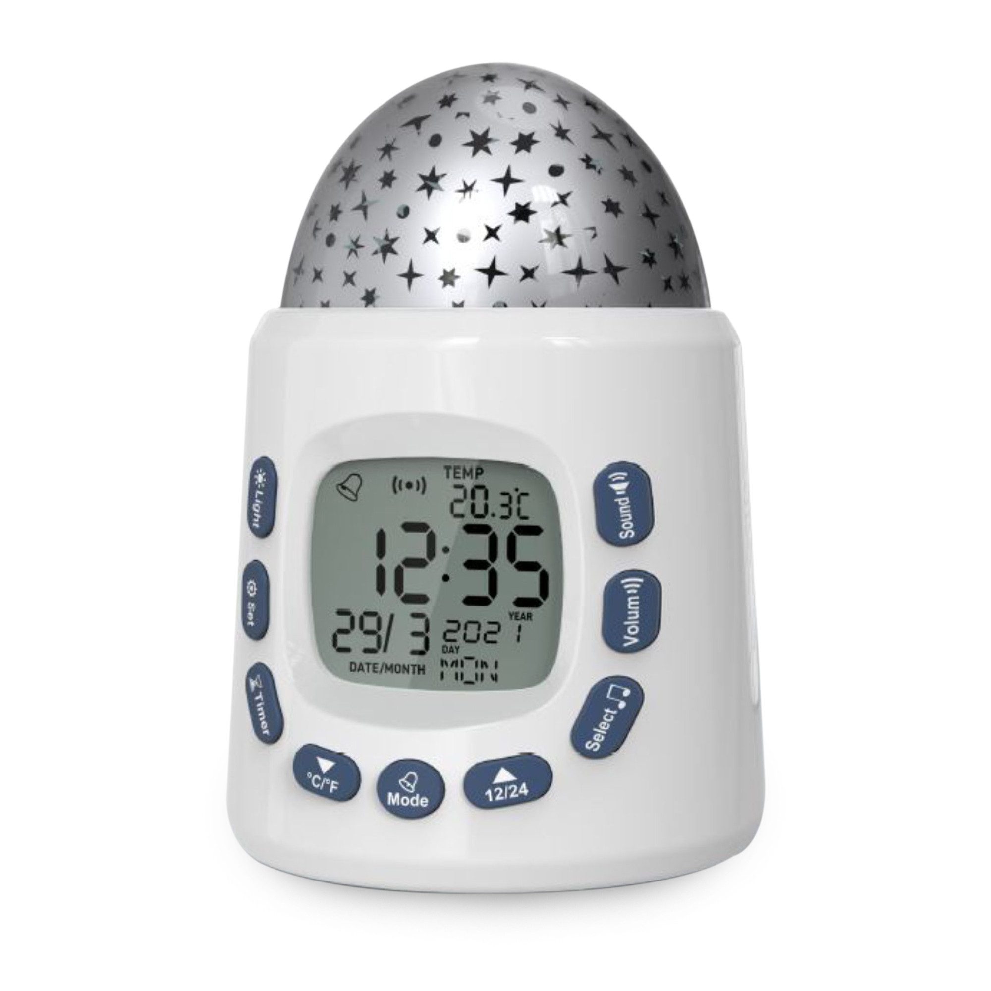 Miraval Quarzwecker Sternen-Projektionswecker günstig online kaufen