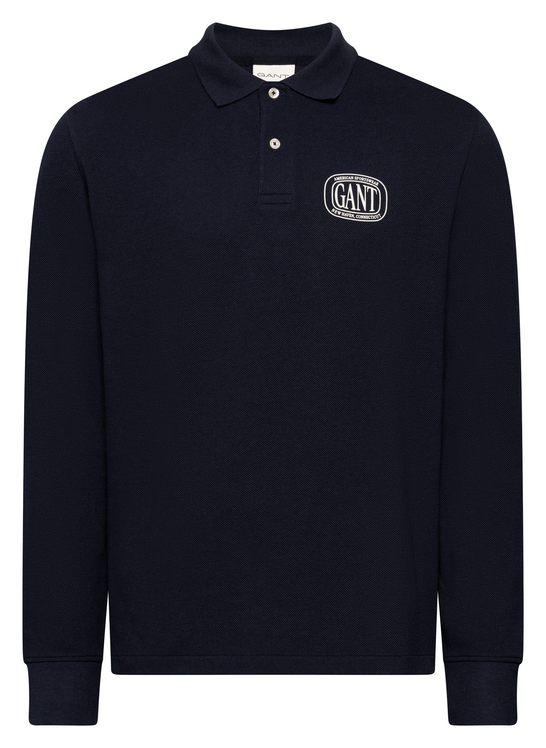 Gant Langarm-Poloshirt GRAPHIC LONGSLEEVE