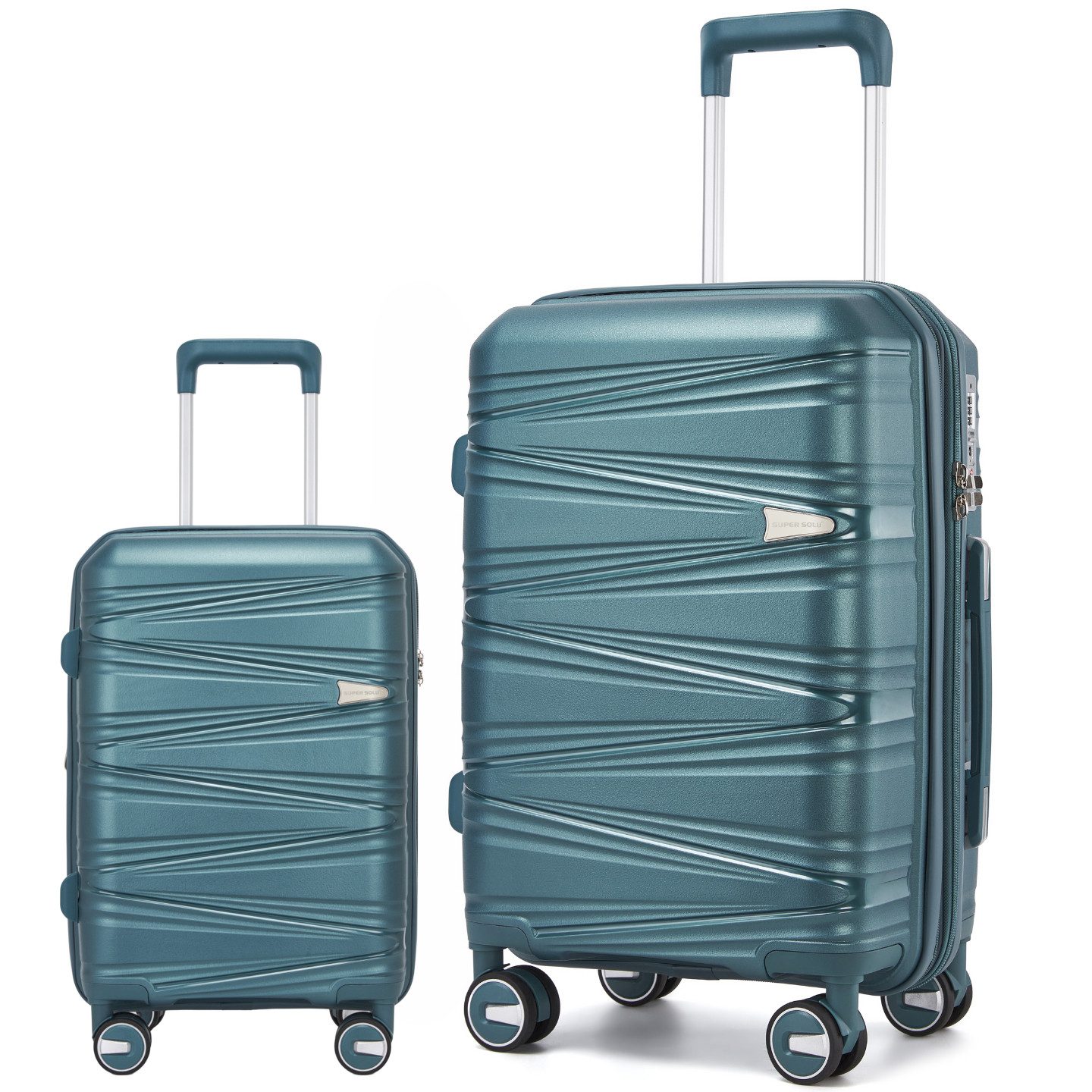 Super Solu Kofferset Polypropylen (M,XL) Hartschalen-Koffer, Rollkoffer 2-t günstig online kaufen