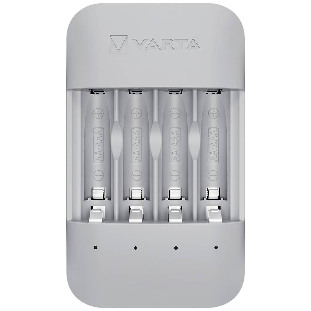 VARTA Recycled Box 57683101111 Rundzellen-Lader (Akku-Defekt Erkennung, Einzelschachtüberwachung, Erhaltungsladung)