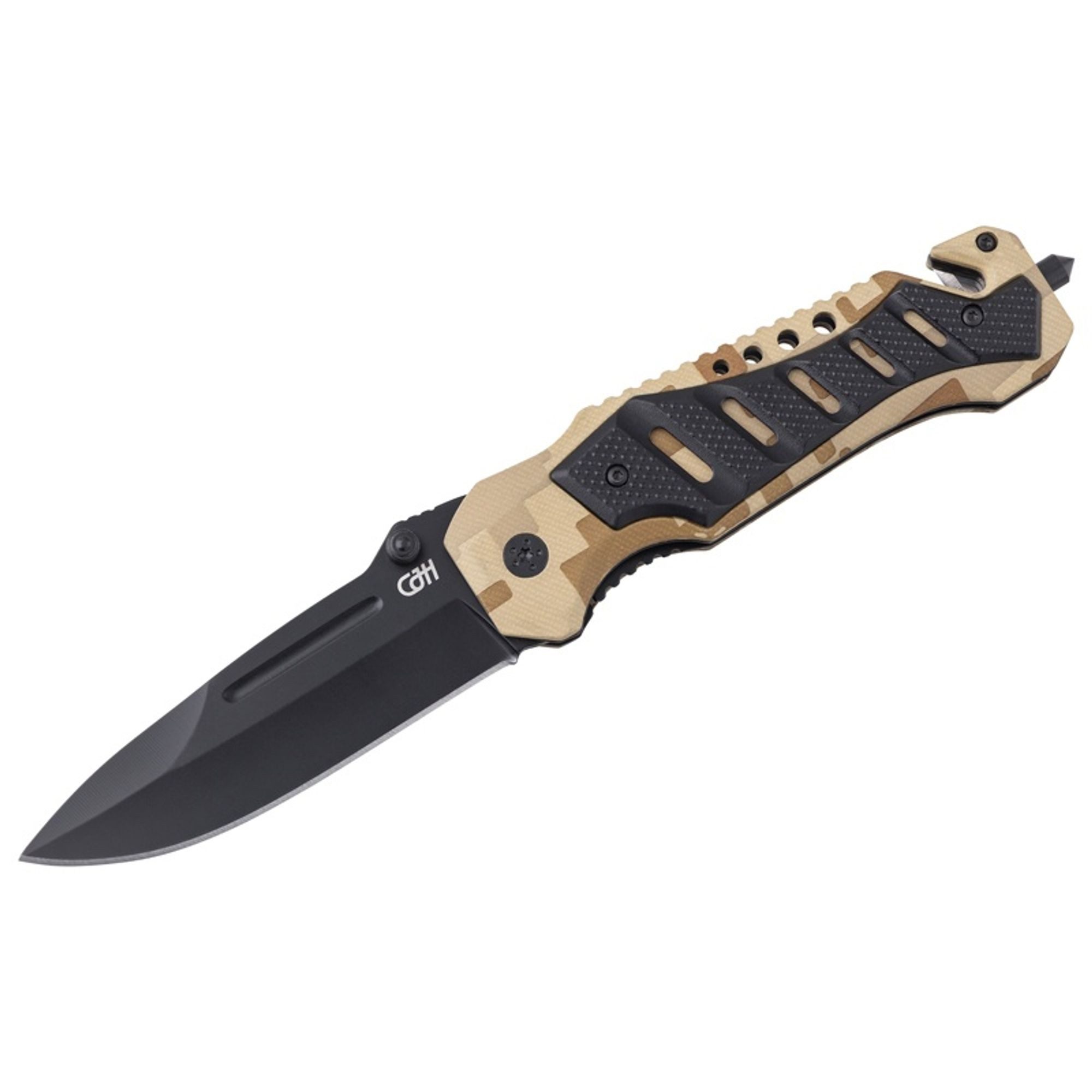 Herbertz Taschenmesser CJH Rettungsmesser, Camo 10000843