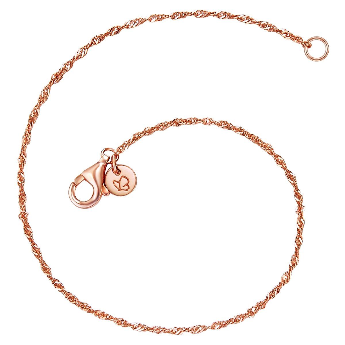 Glanzstücke München Silberarmband roségold, aus Sterling Silber günstig online kaufen