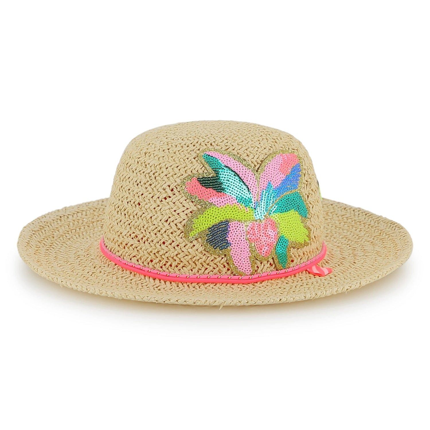 Billieblush Sonnenhut Billieblush Kids Sommerhut mit Pailletten – Bunt