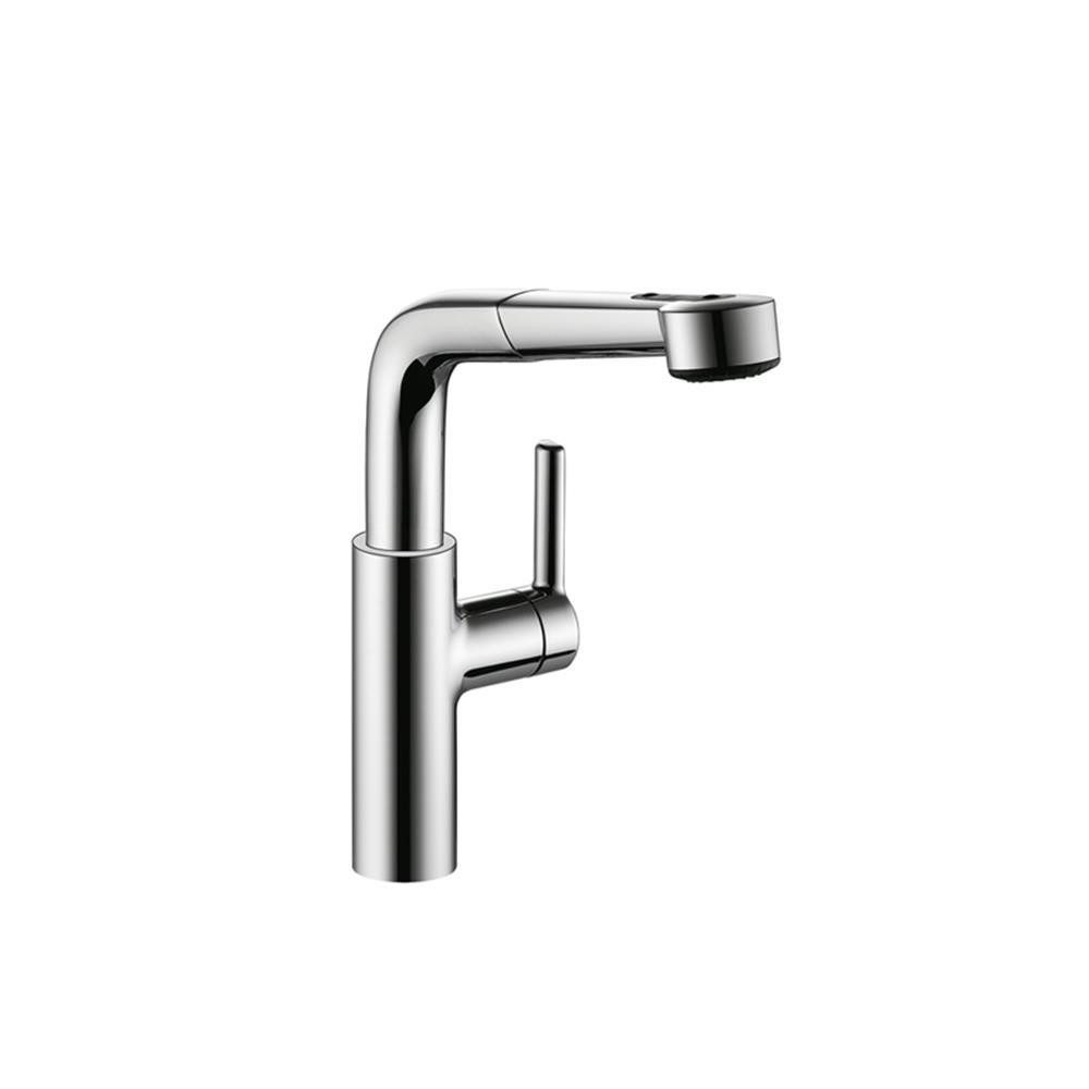 KWC Küchenarmatur Naber Suno 6 mit herausziehbarer Schlauchbrause chrom