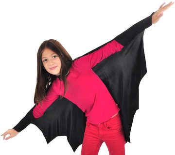 GalaxyCat Kostüm Fledermaus Kostüm für Kinder, Halloween Umhang, Größen: 110 - 130, Fledermaus Umhang für Kinder