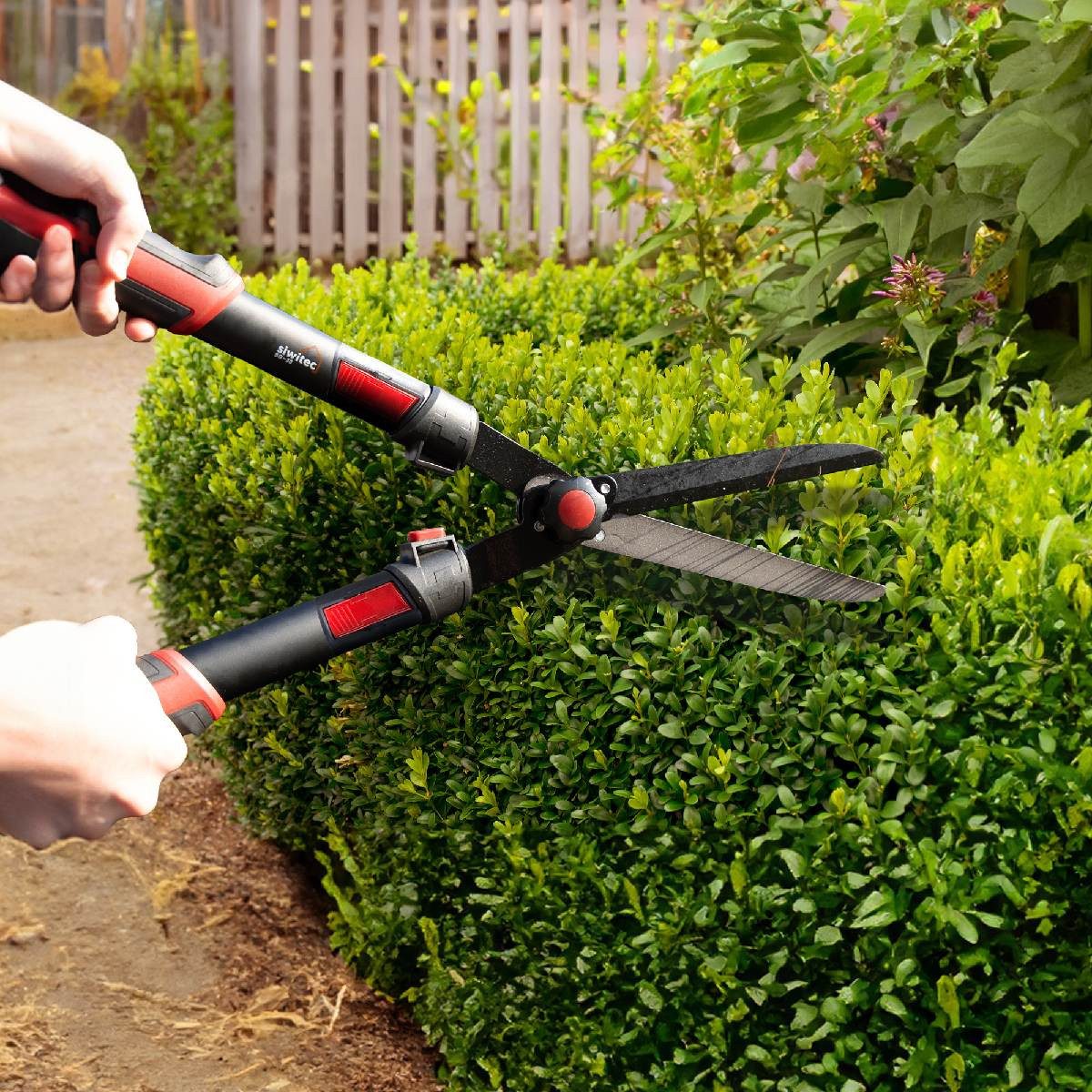 siwitec Gartenschere Heckenschere Teleskop Gartenschere 67,5 - 80 cm Strauchschere Schere s