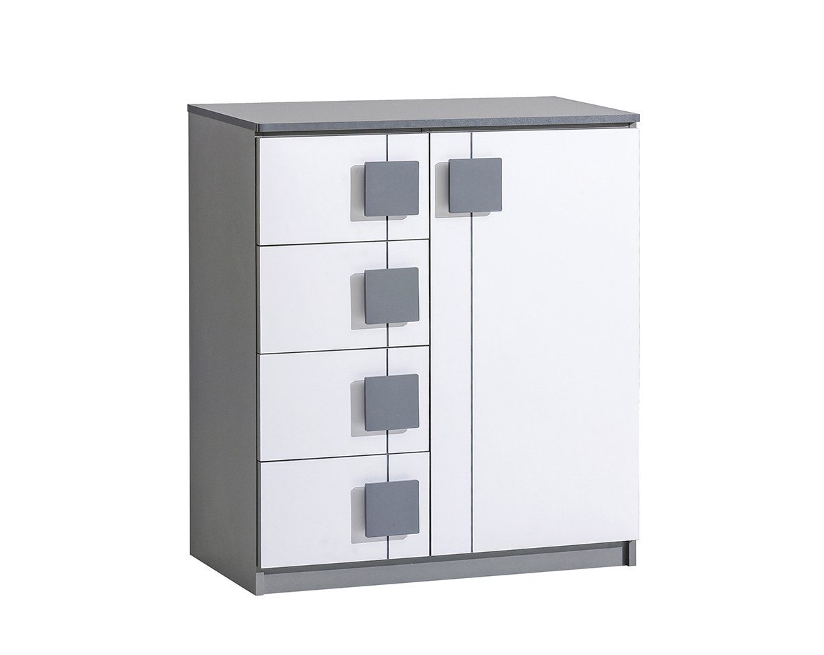 möbel-direkt.de Jugendzimmer-Set Gumi, (Komplett Set, 4-tlg., in verschiedenen Zusammenstellungen wählbar), ABS laminiert, MDF