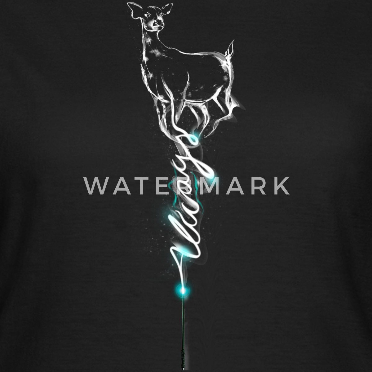 Spreadshirt T-Shirt Harry Potter Hirschkuh Patronus Frauen T-Shirt (1-tlg)