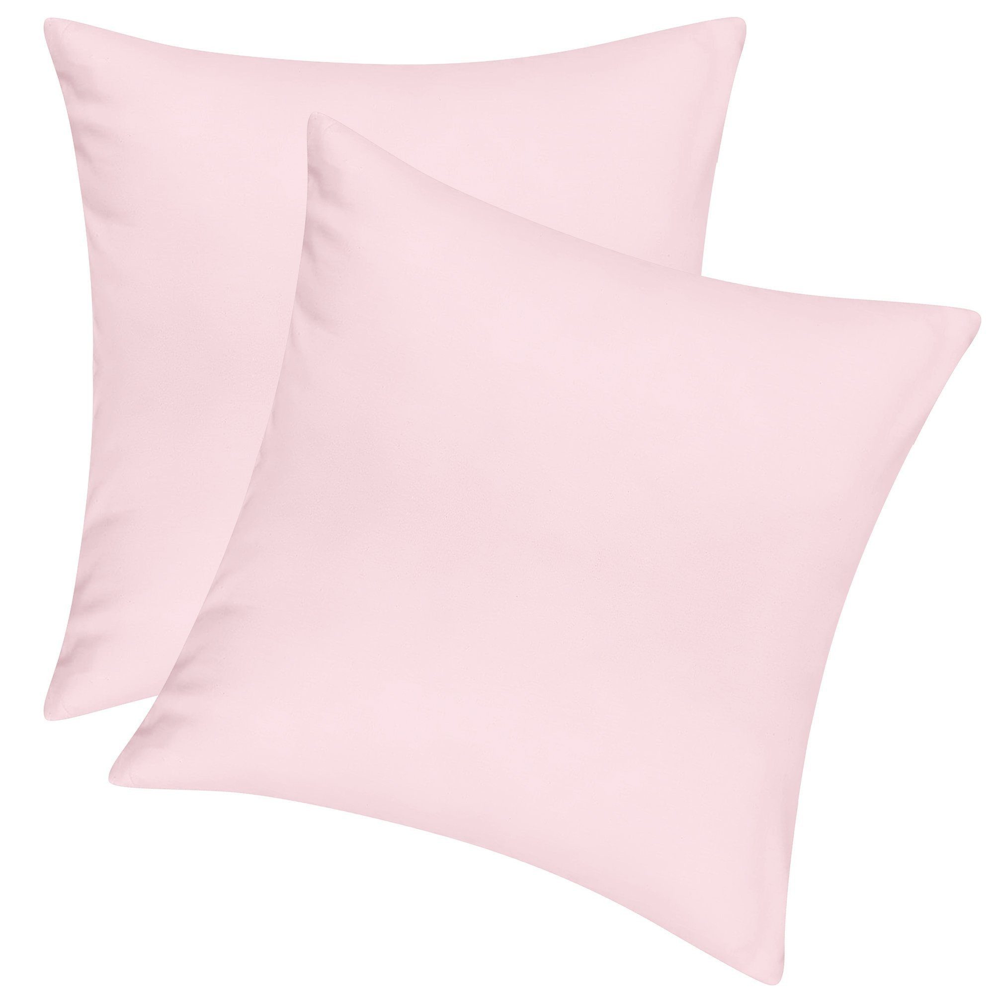 Pataya Kissenbezug 100% Baumwolle, weiche Kopfkissenbezug, Kissenhülle, Kissenbezüge, (2 Stück), Weich und Atmungsaktiv, Jersey, 140 g/m²