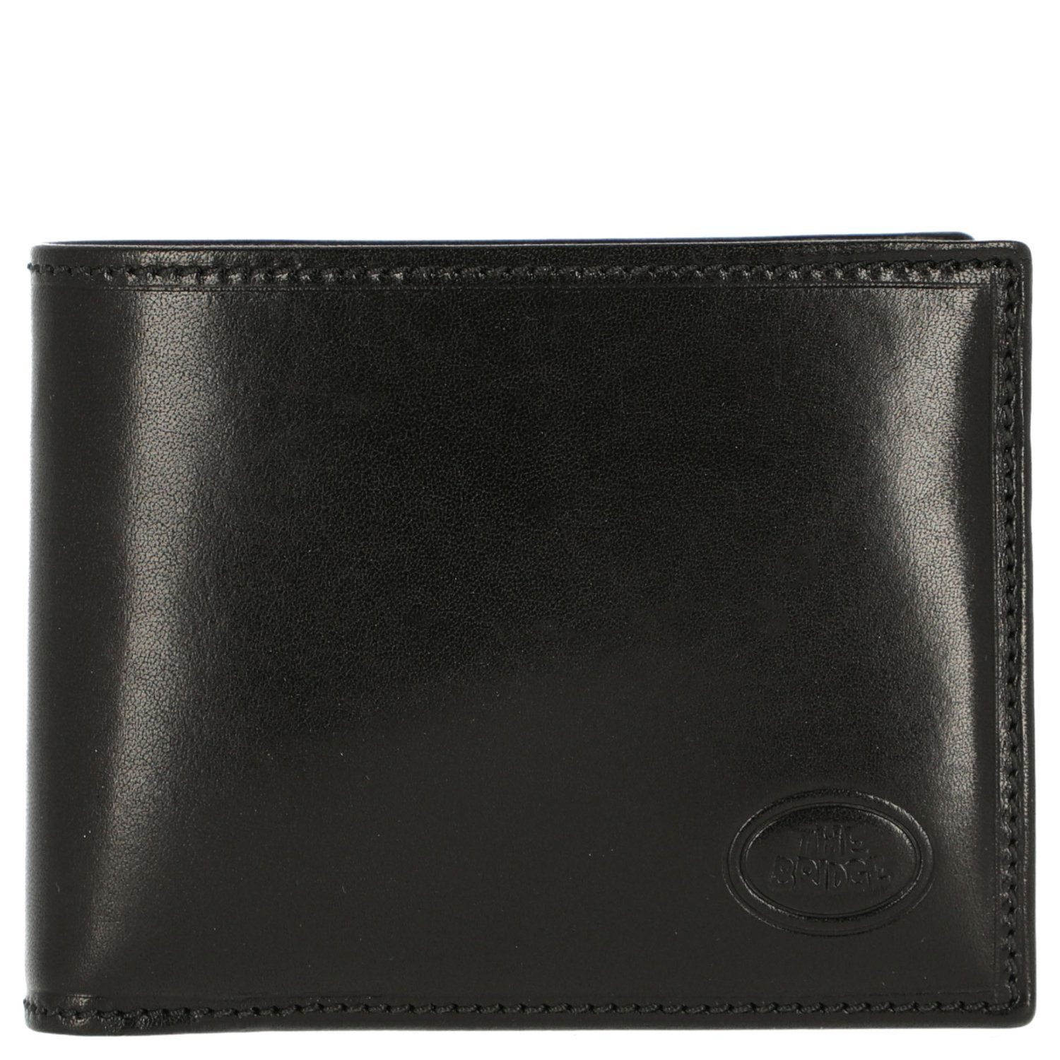 THE BRIDGE Geldbörse Story Uomo - Kreditkartenetui 8cc Leder 12.5 cm (1-tlg) black