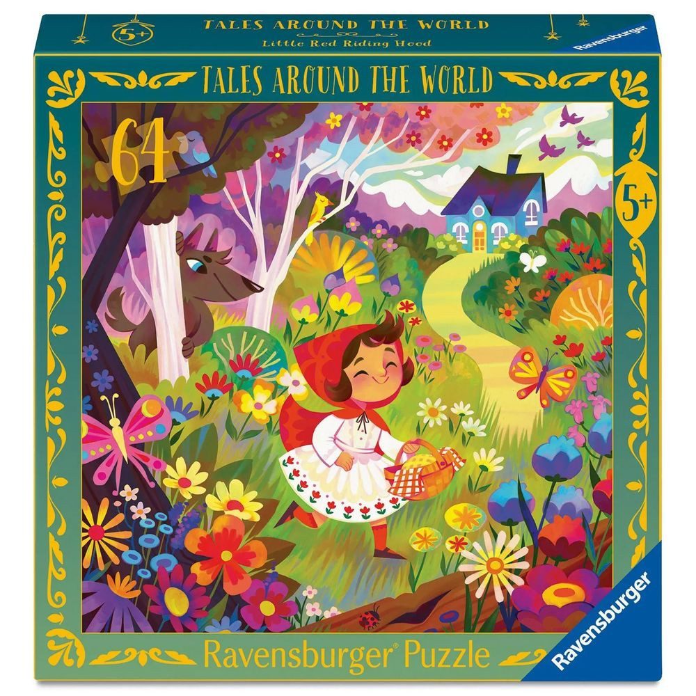Ravensburger Puzzle Kinderpuzzle 64 Teile - Rotkäppchen, 64 Puzzleteile