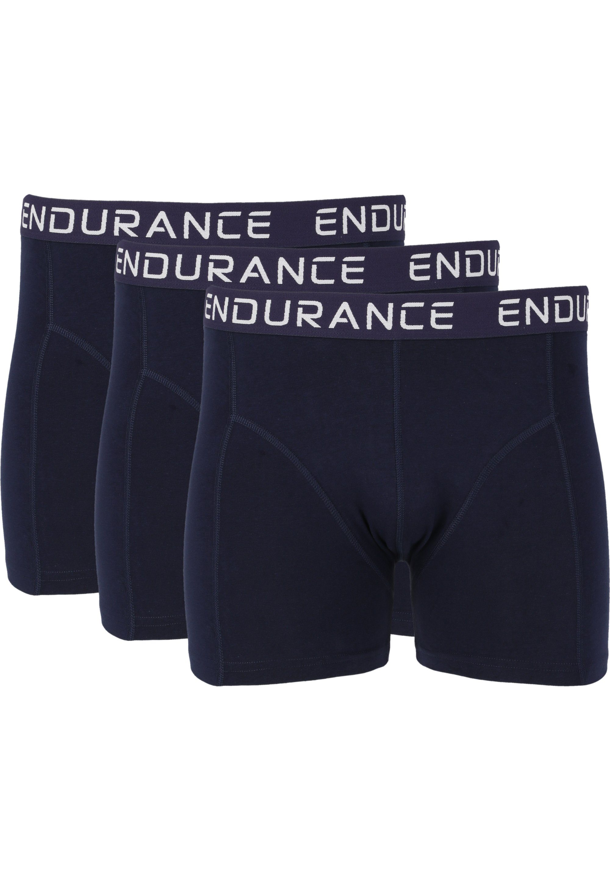 ENDURANCE Boxershorts Burke (1-St) im 3er praktischen Pack dunkelblau