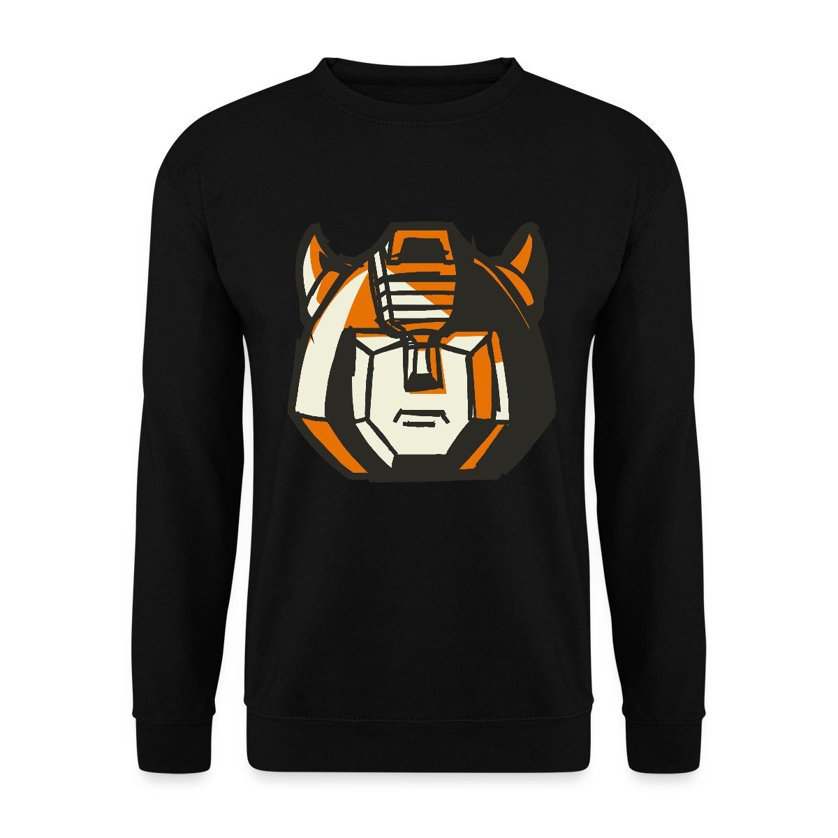 Spreadshirt Sweatshirt Transformers G1 Kostüm Kopf Bumblebee Outfit Unisex Pullover (1-tlg)