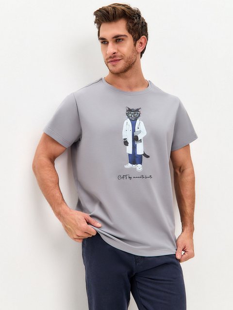 CAT by maniita lacitta Kurzarmshirt T-Shirt DOCTOR CAT (1-tlg) mit Katzen-P günstig online kaufen